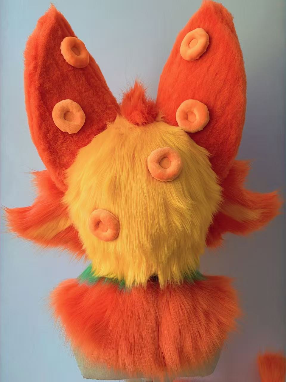 Carrot Octopus Kitten Kemono Head Fursuit (Gift Handpaws+Tail)