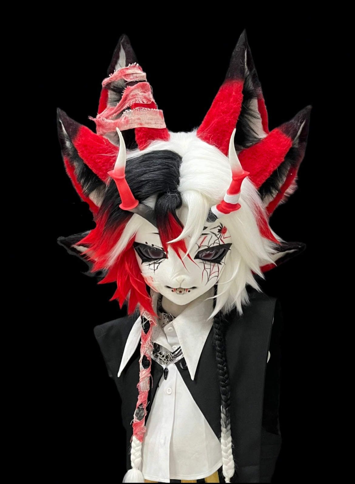 Four-ears Fox Kig Head Fursuit