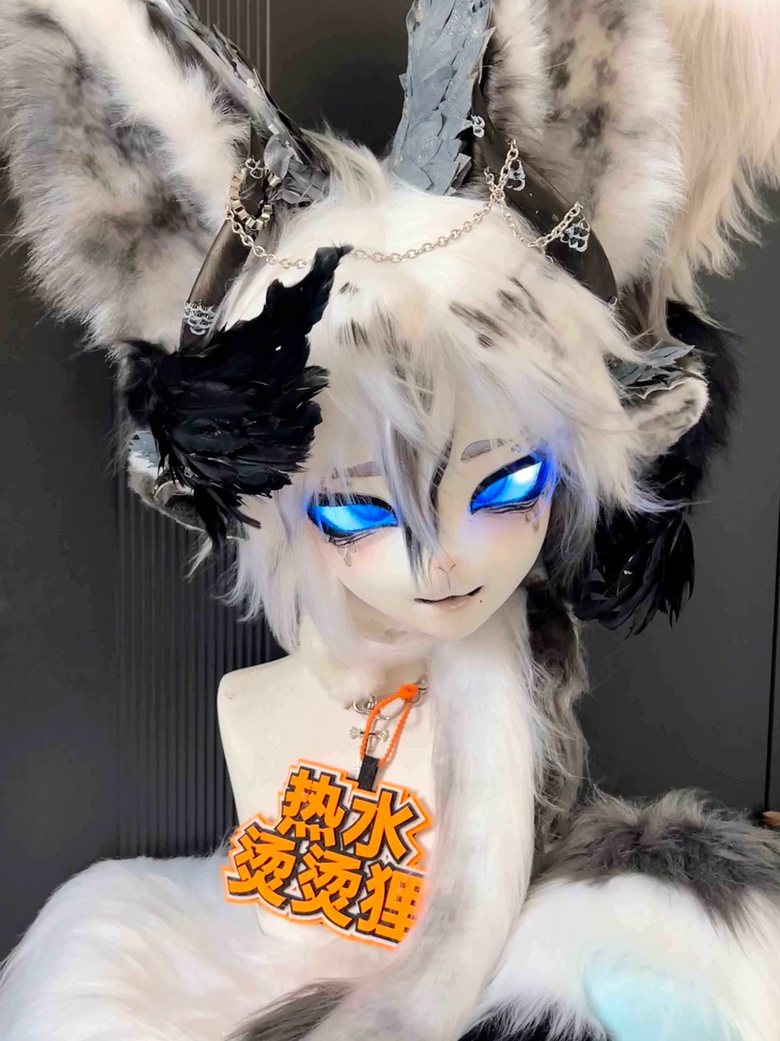 [Dragon] Raven Linnorm Kemono Fursuits Stock (Gift Handpaws+Tail)