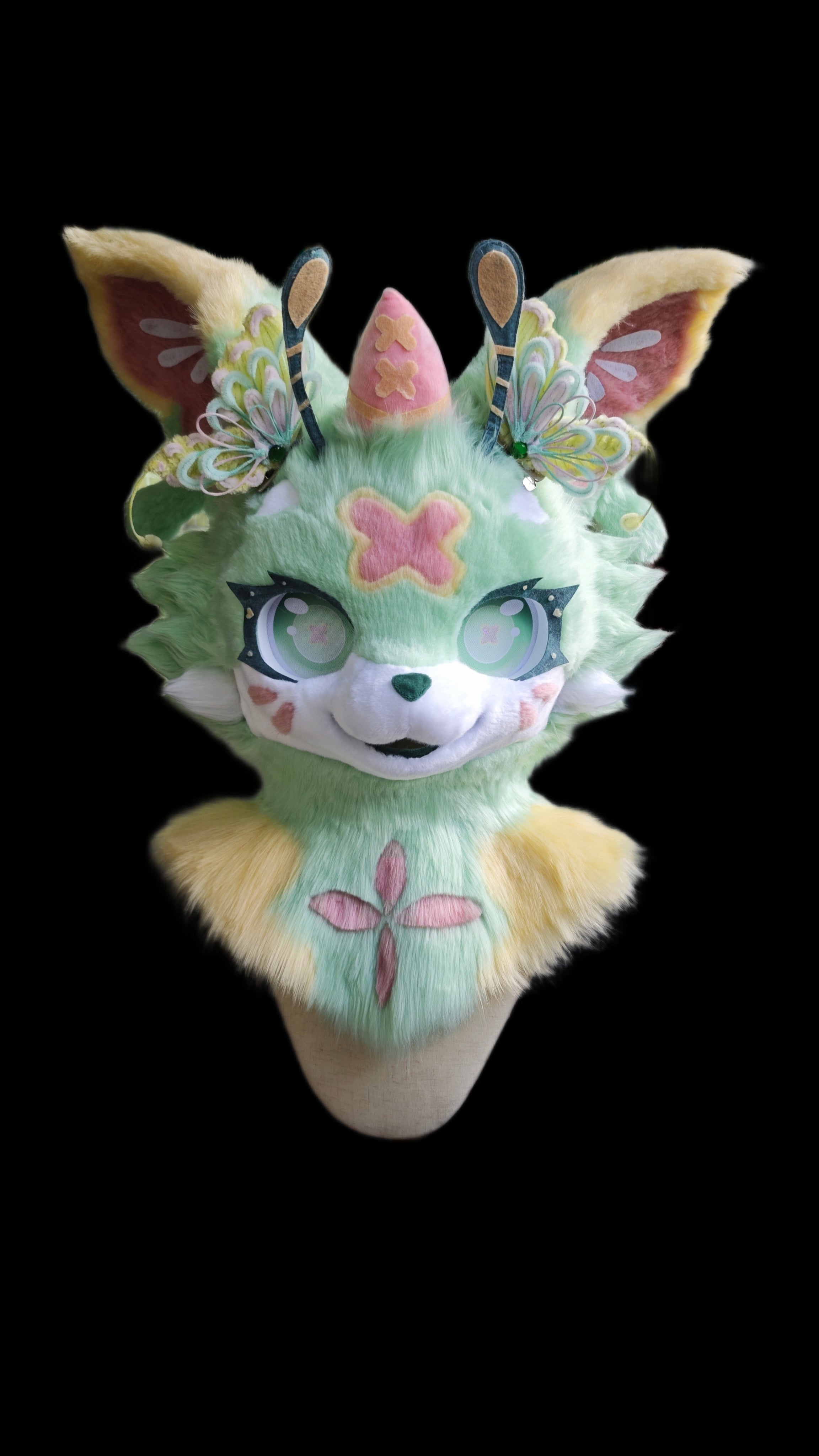 Butterfly Dragon Kemono Head Fursuit