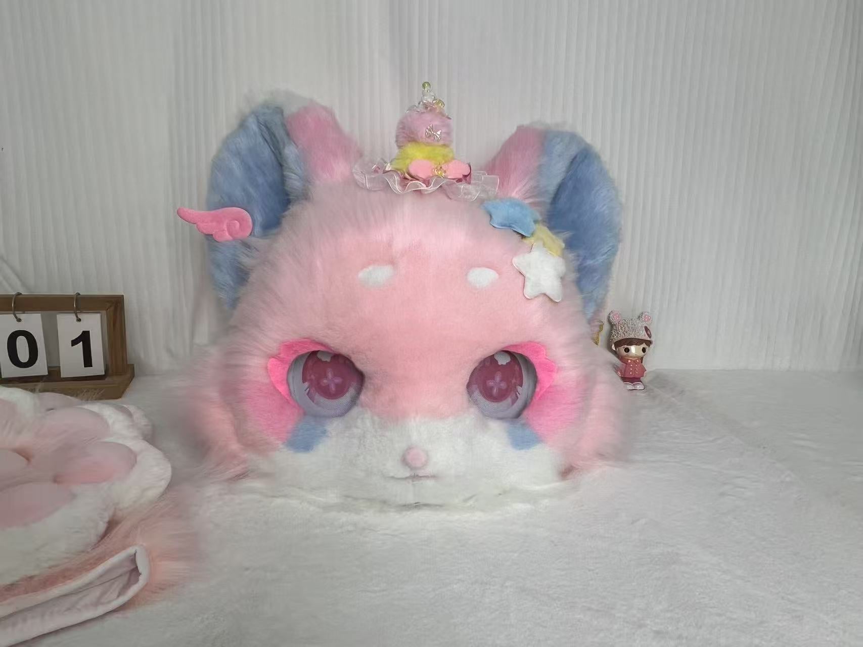 Cake Kitten Kig Head Fursuit
