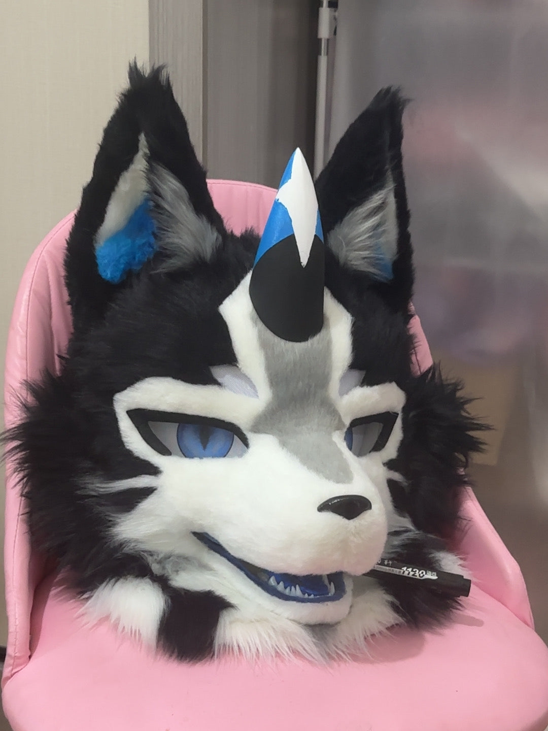 Fierce Wolf Kemono Head Fursuit
