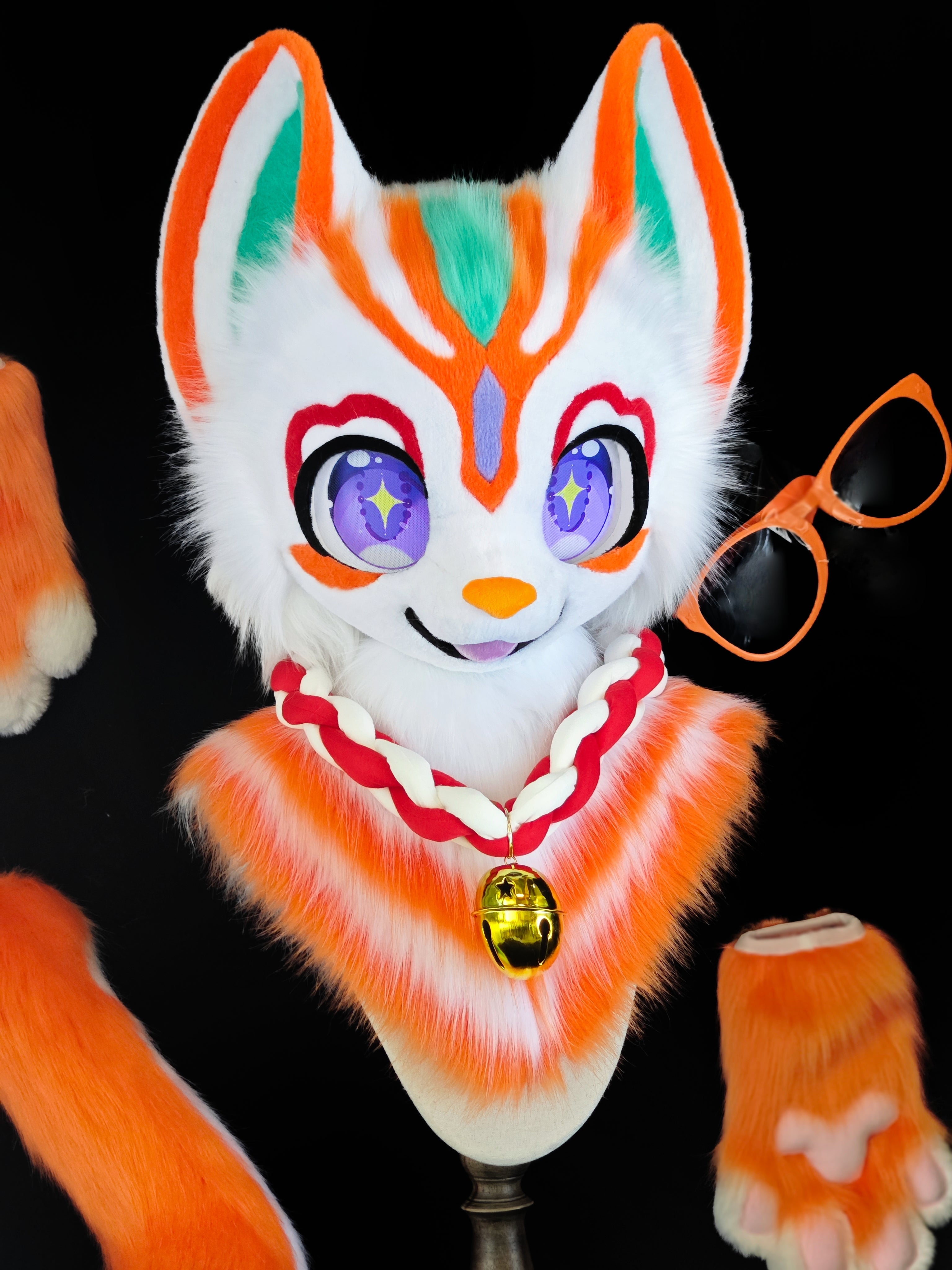 Colorblock Little Fox Orange (Gift Handpaws+Tail)