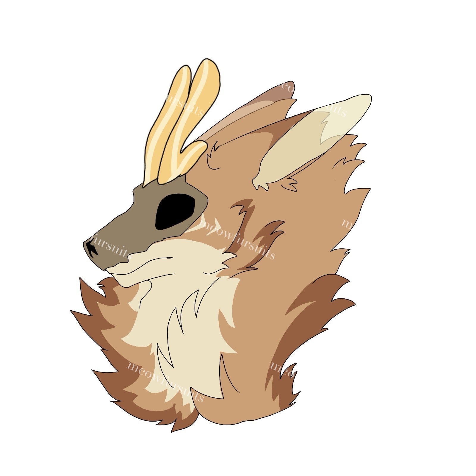 Faucet Realistic Head Fursuit