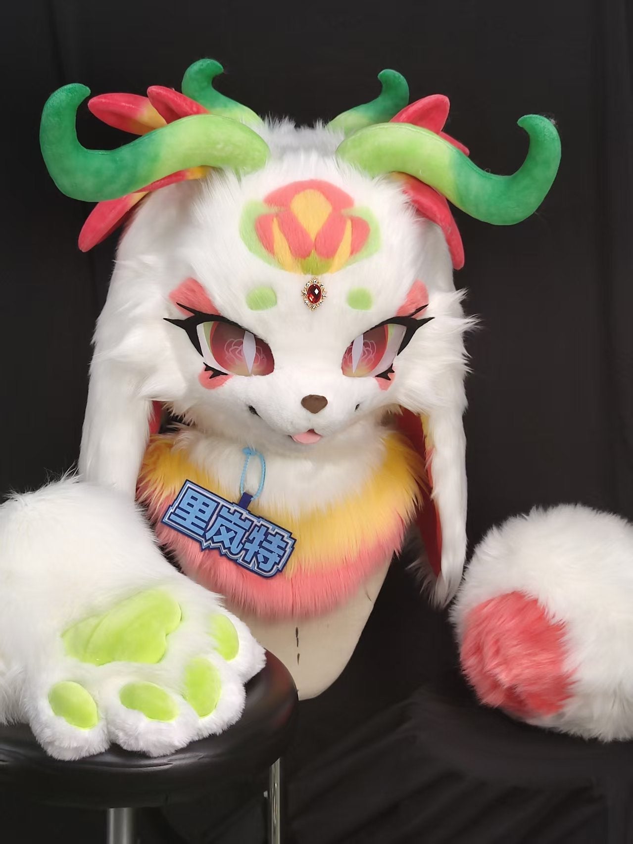 [Bunny] Flower Bunny Kemono Fursuits Stock (Gift Handpaws+Tail)