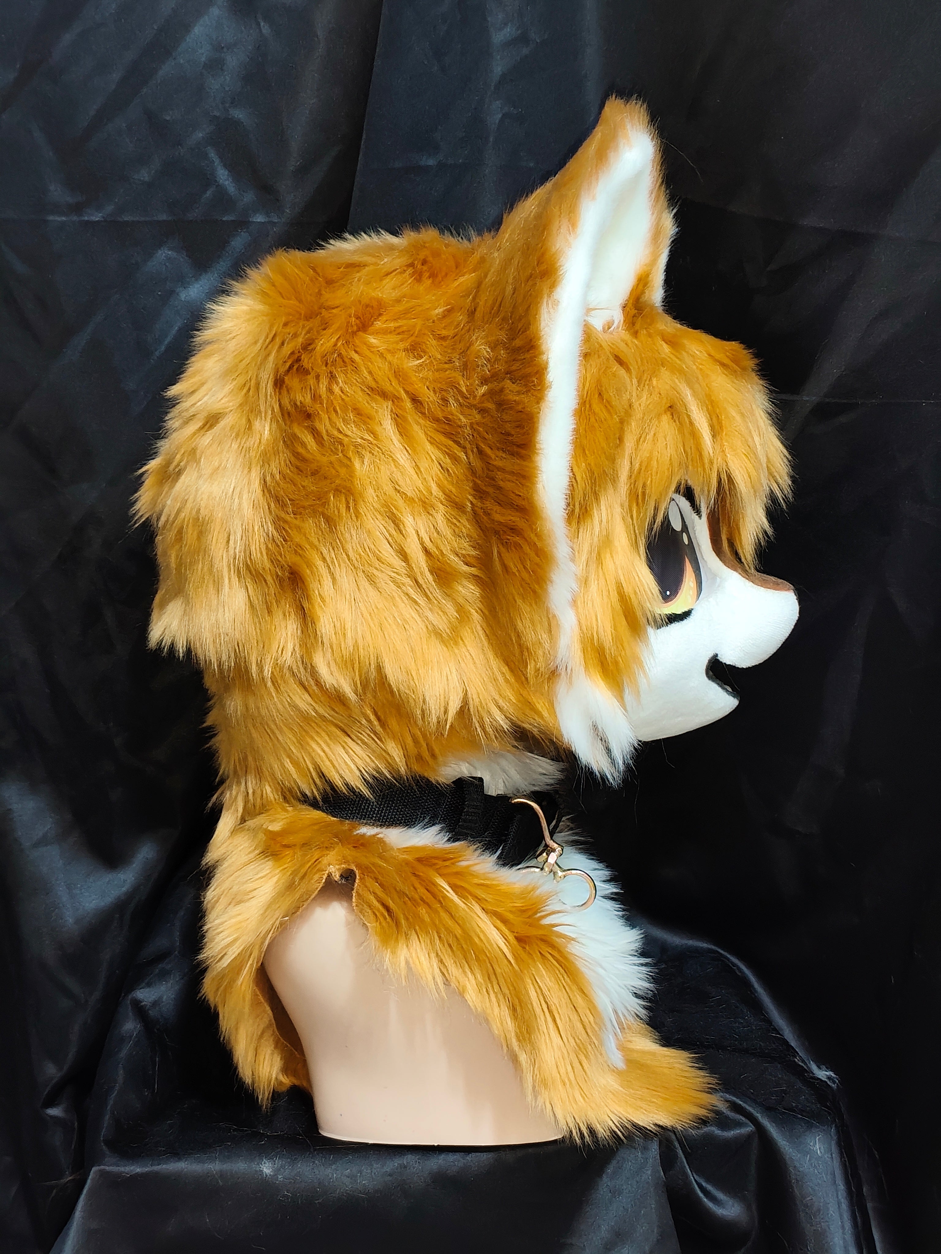 Golden Puppy Kemono Head Fursuit