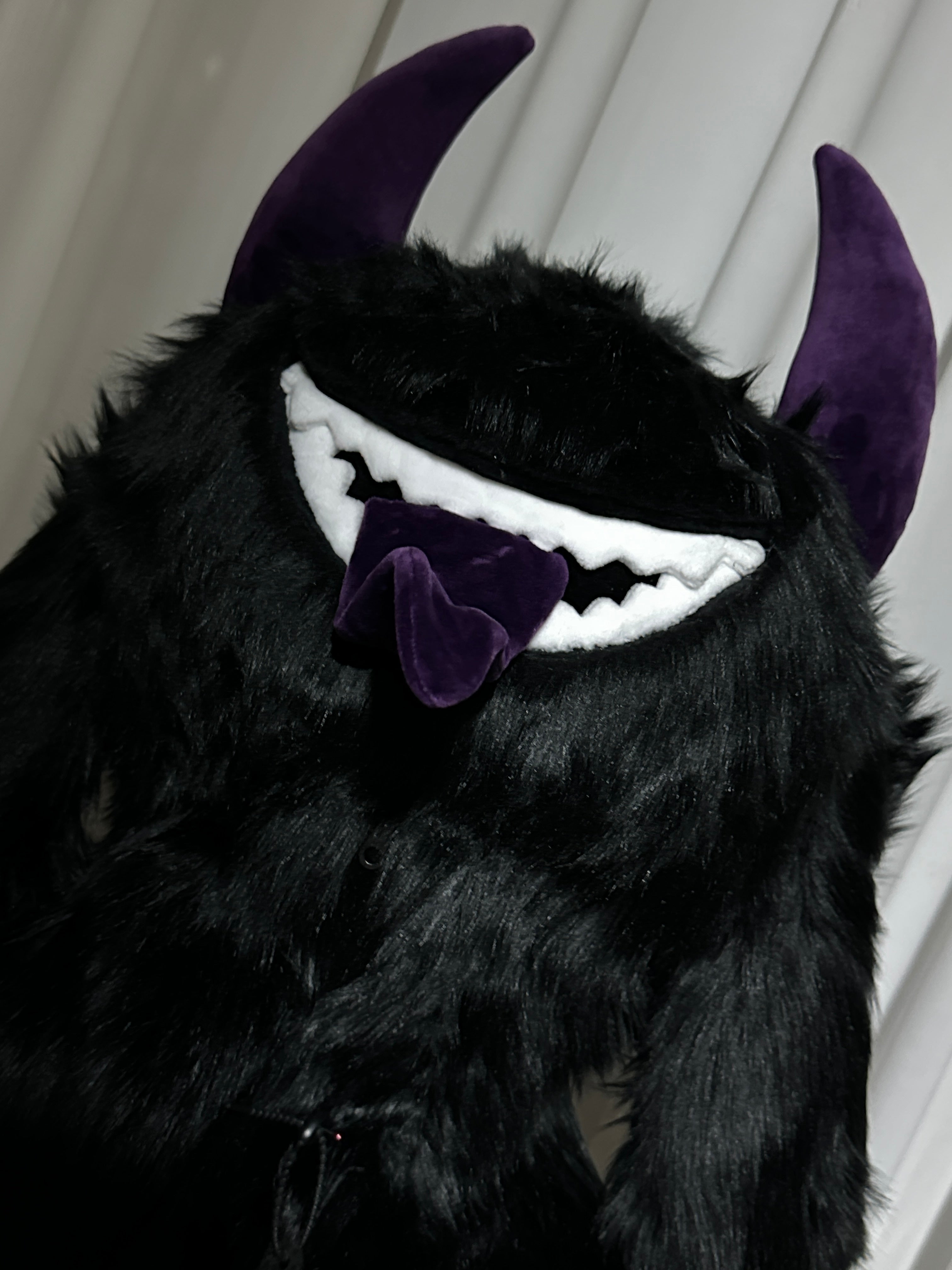 Black Bunny Kemono Head Fursuit
