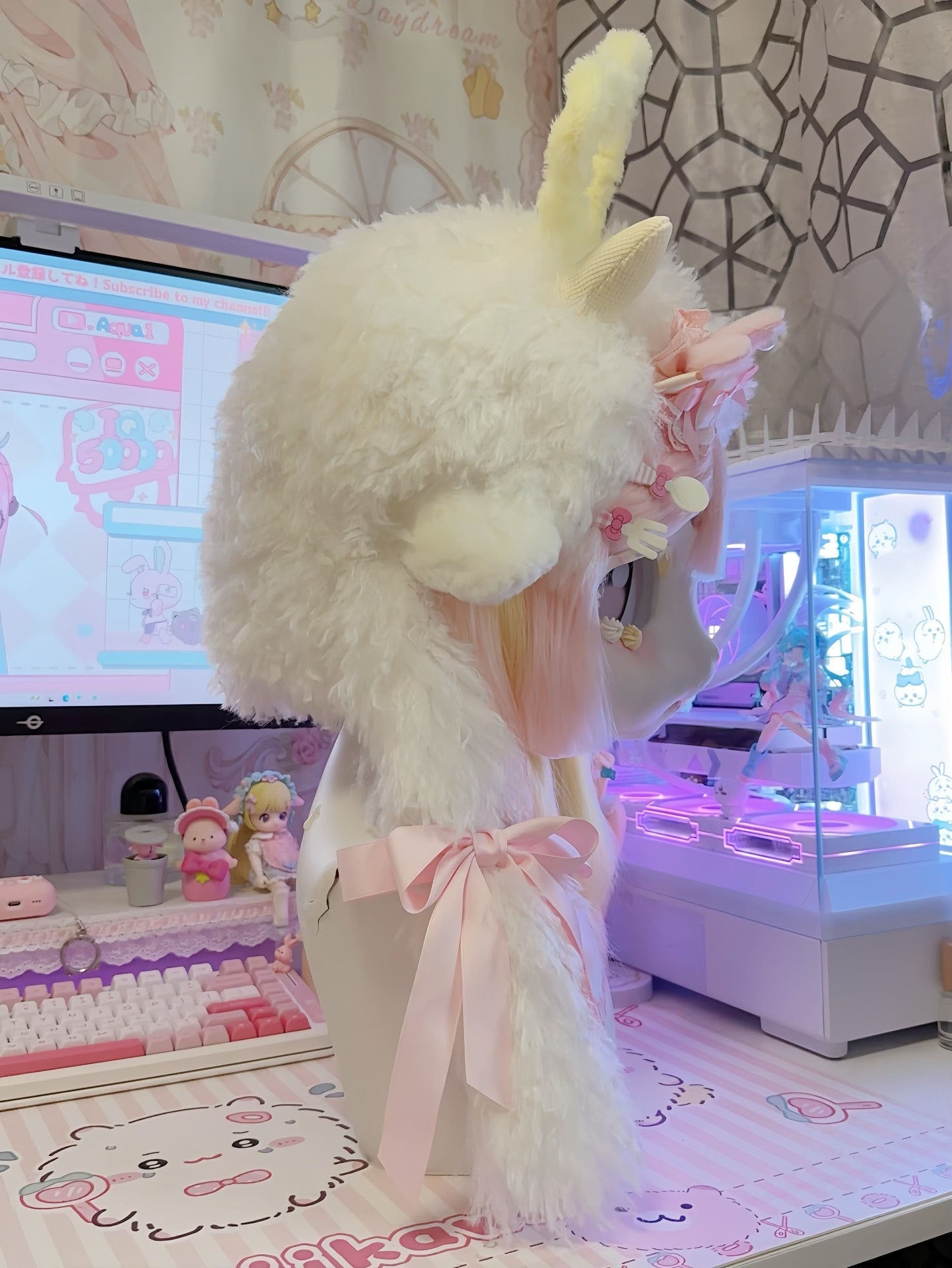 [Lamb] Cream Dessert Lamb Kig Fursuits Stock