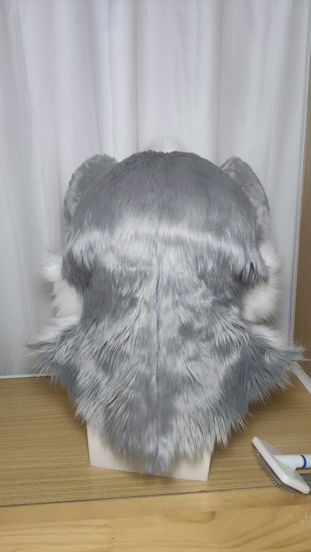 Blue White Dragon Kemono Head Fursuit