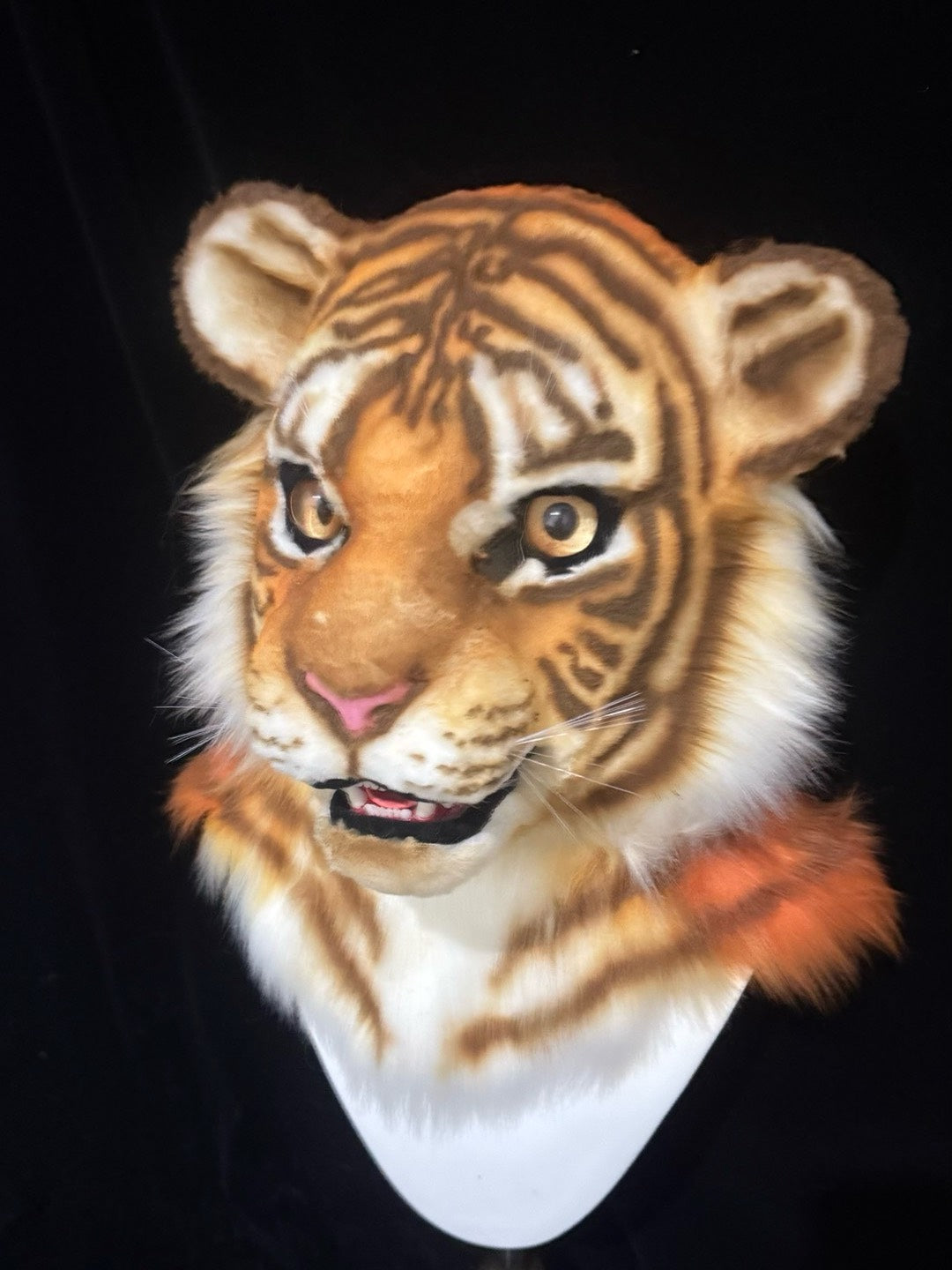 Orange Tiger Kemono Head Fursuit