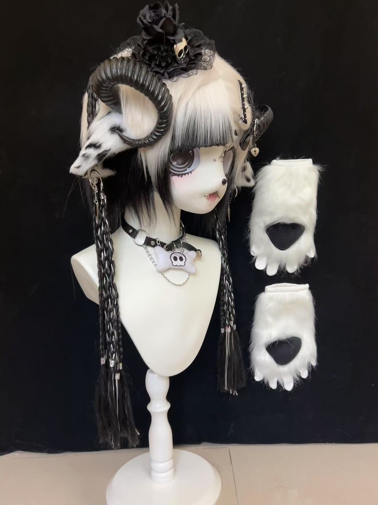 Gothic Goat Kig Head Fursuit (Gift Handpaws)