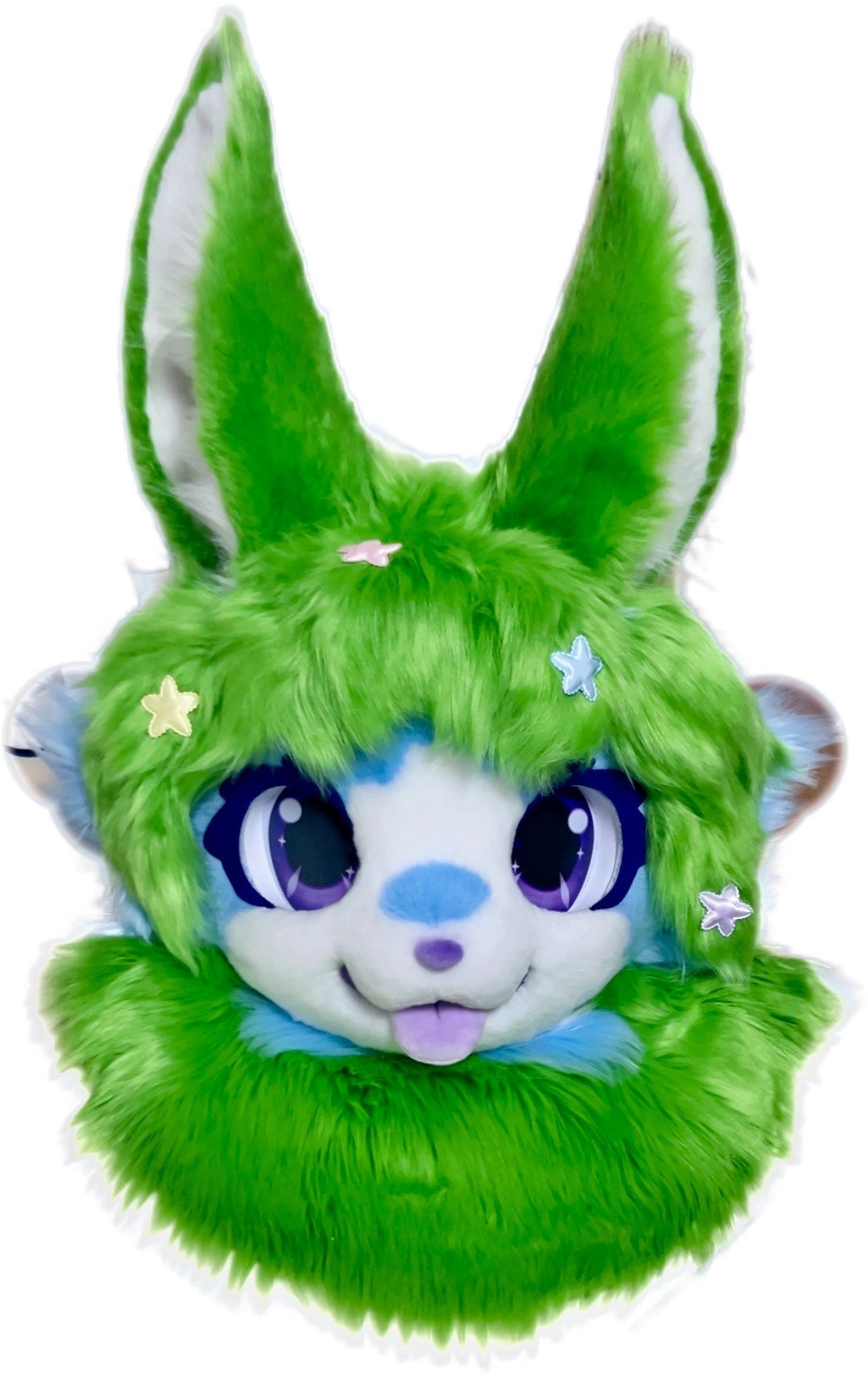 Green Bunny Kemono Head Fursuit