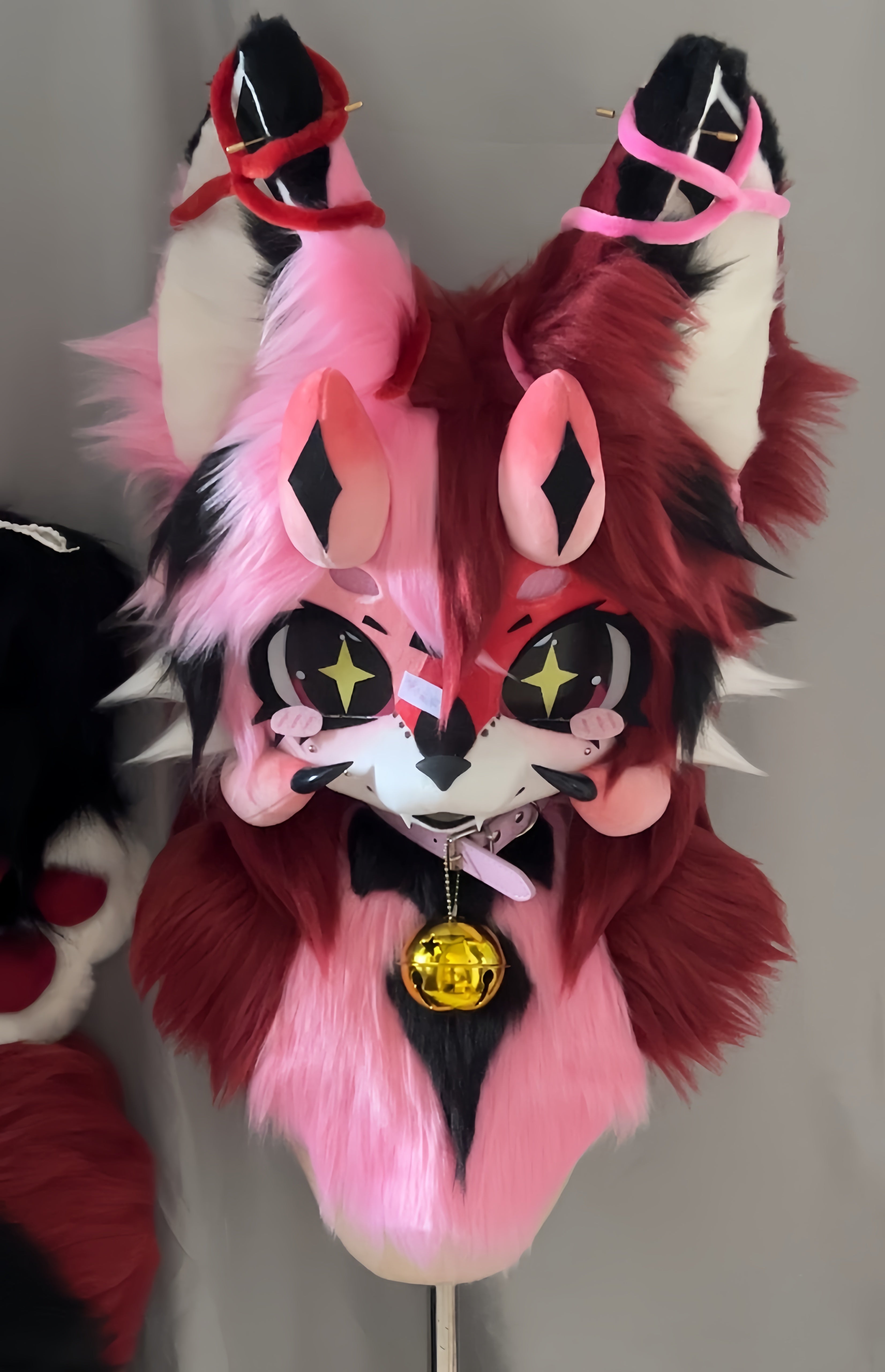 Black Lamb Kemono Head Fursuits (Gift Handpaws+Tail)