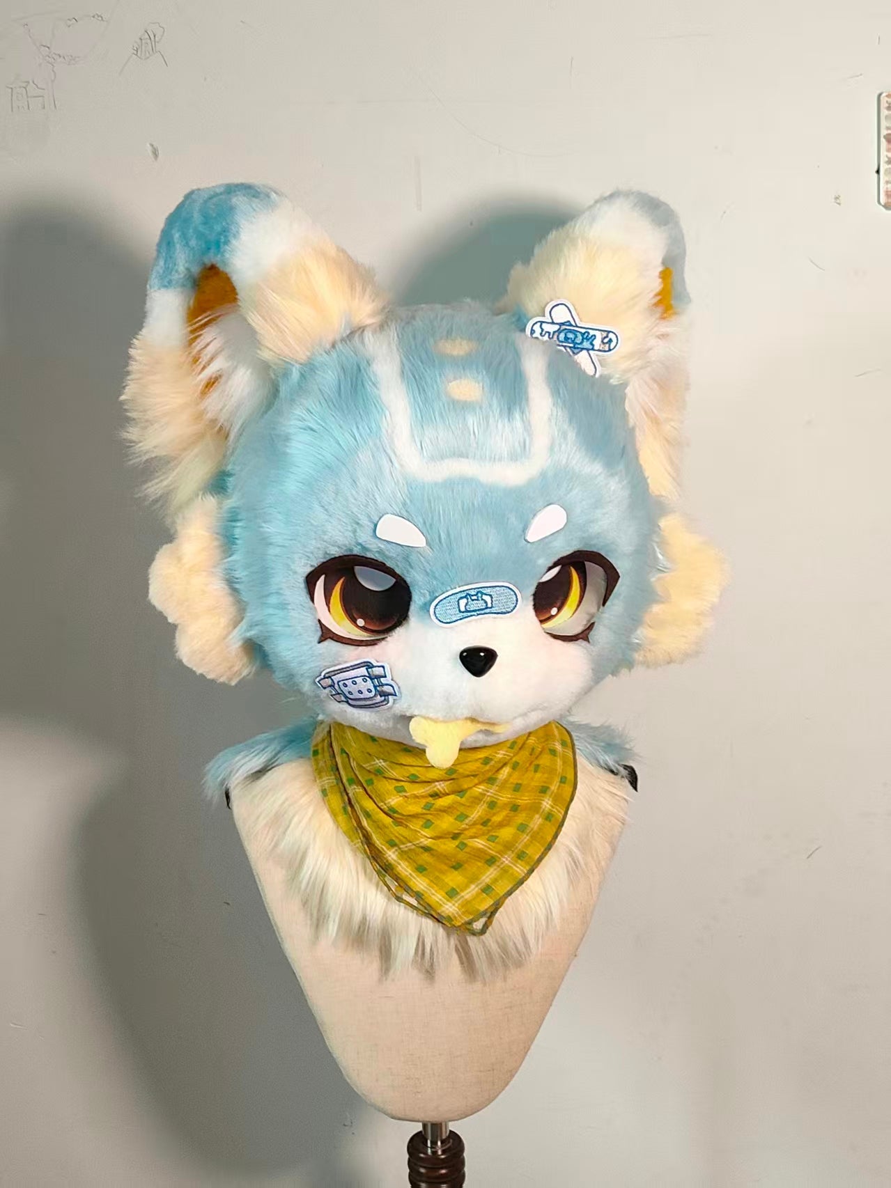 Blue Puppy Kemono Head Fursuit