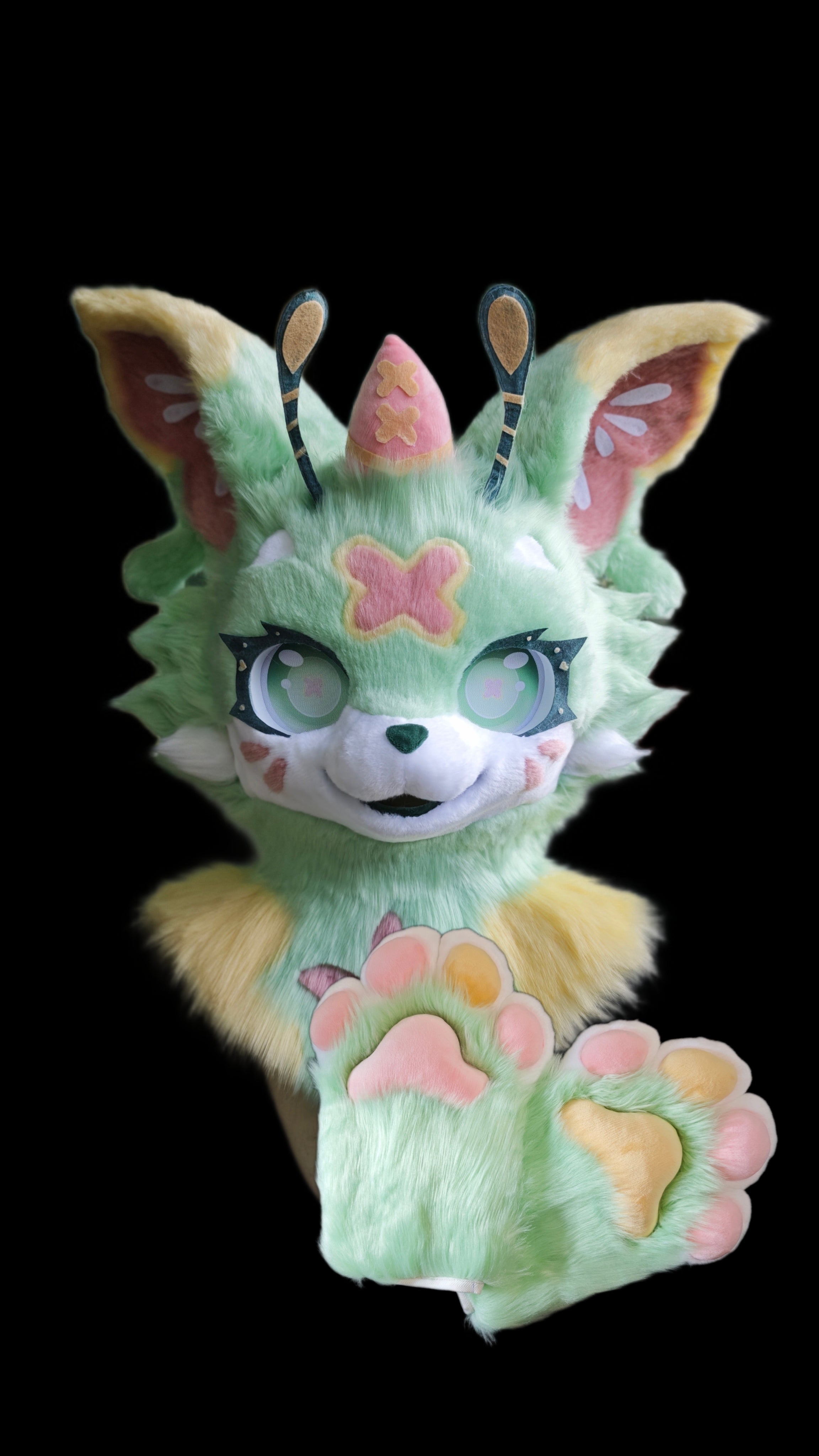 Butterfly Dragon Kemono Head Fursuit