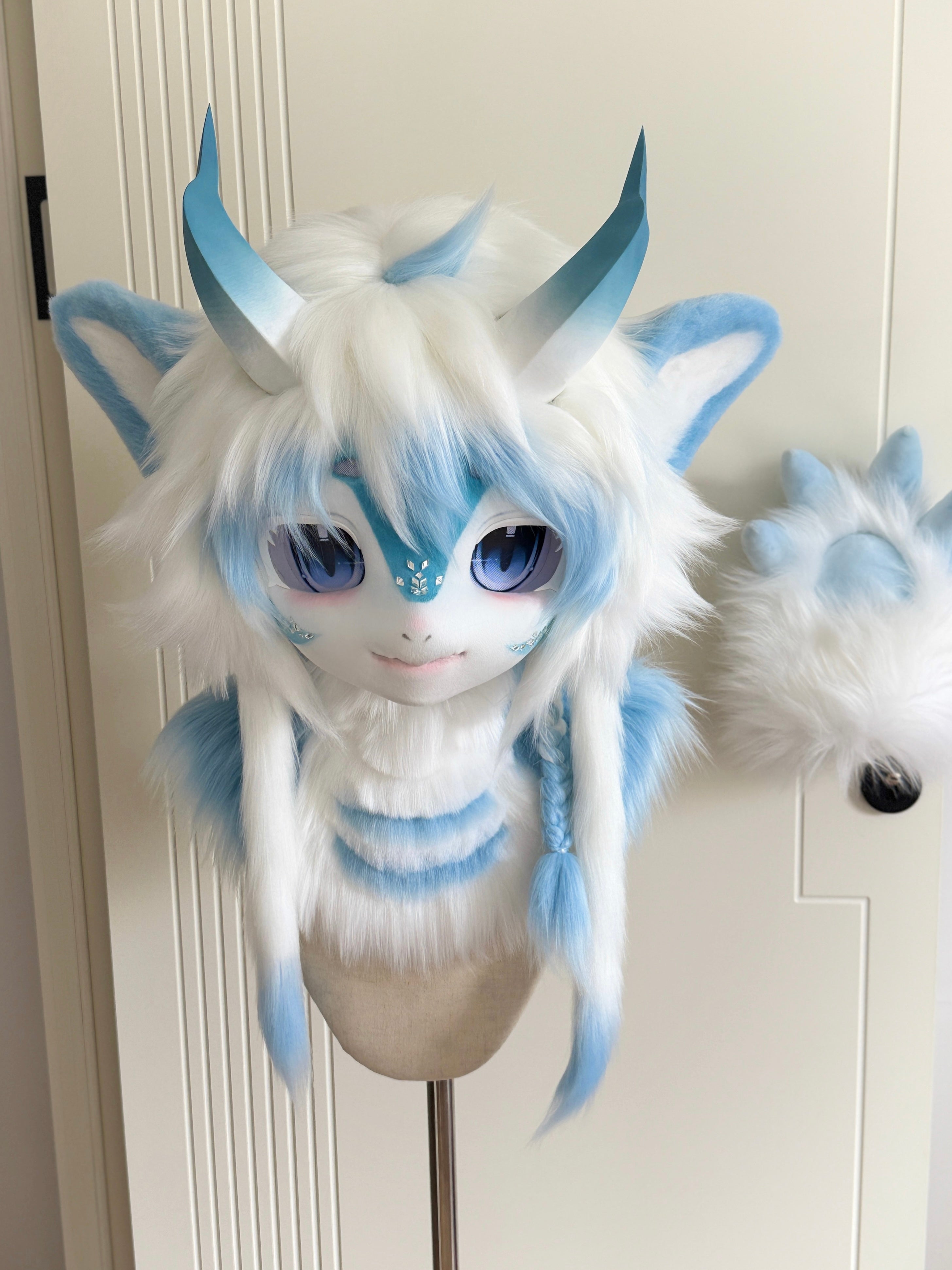 Dragon Glacier Kig Fursuits Stock (Gift Handpaws)