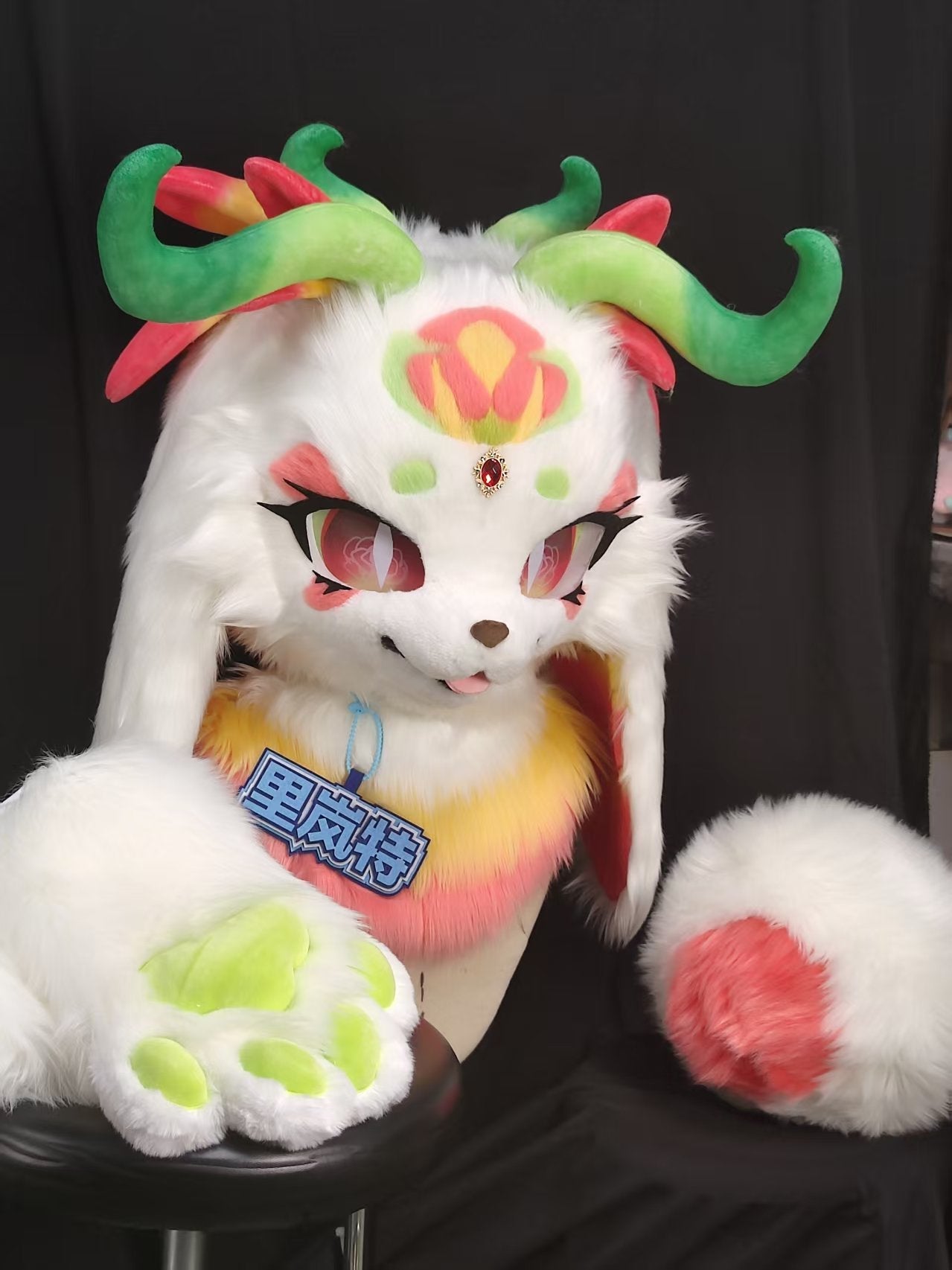 [Bunny] Flower Bunny Kemono Fursuits Stock (Gift Handpaws+Tail)