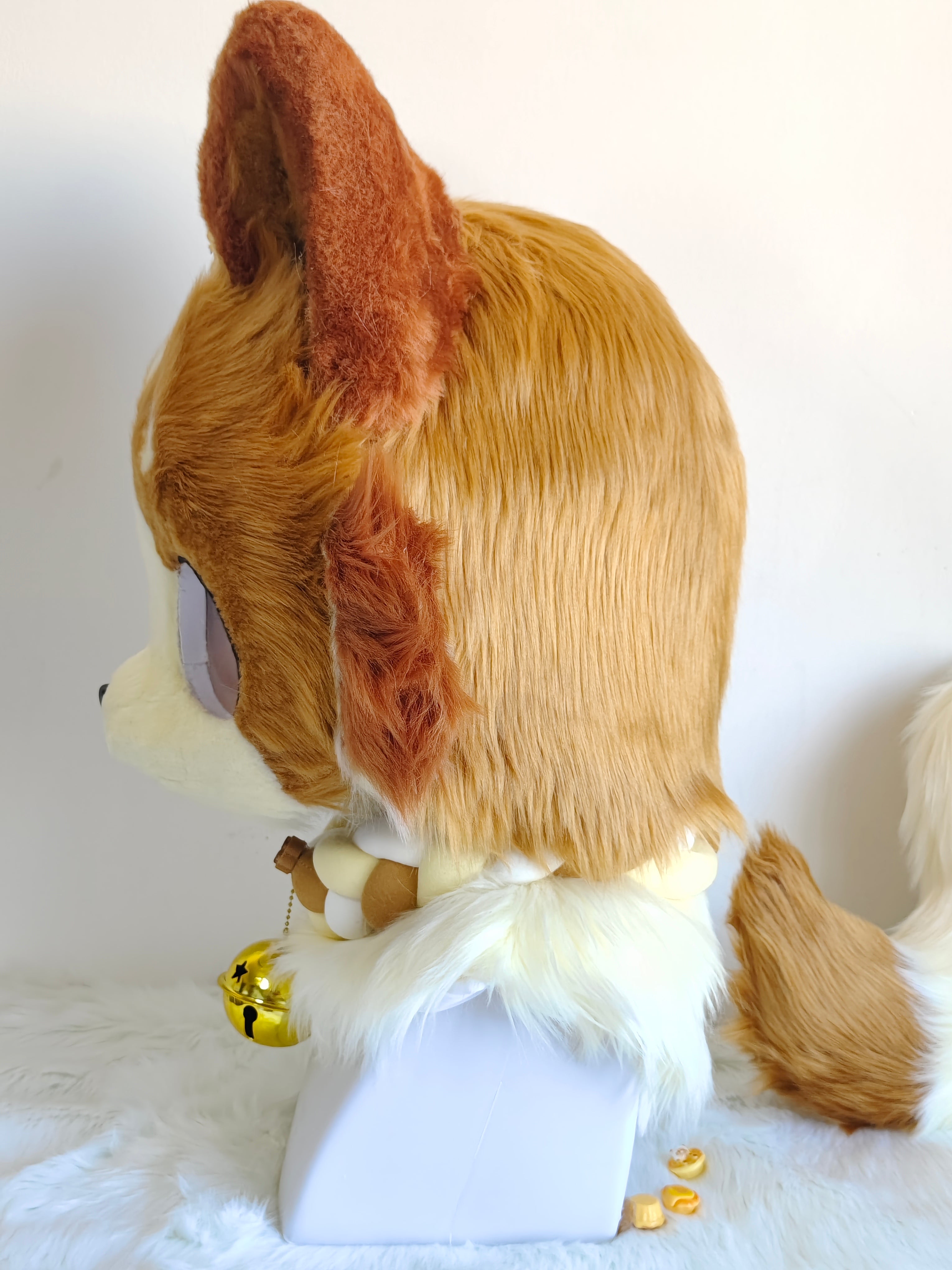 Coffee Puppy Kemono Head Fursuit (Gift Tail)