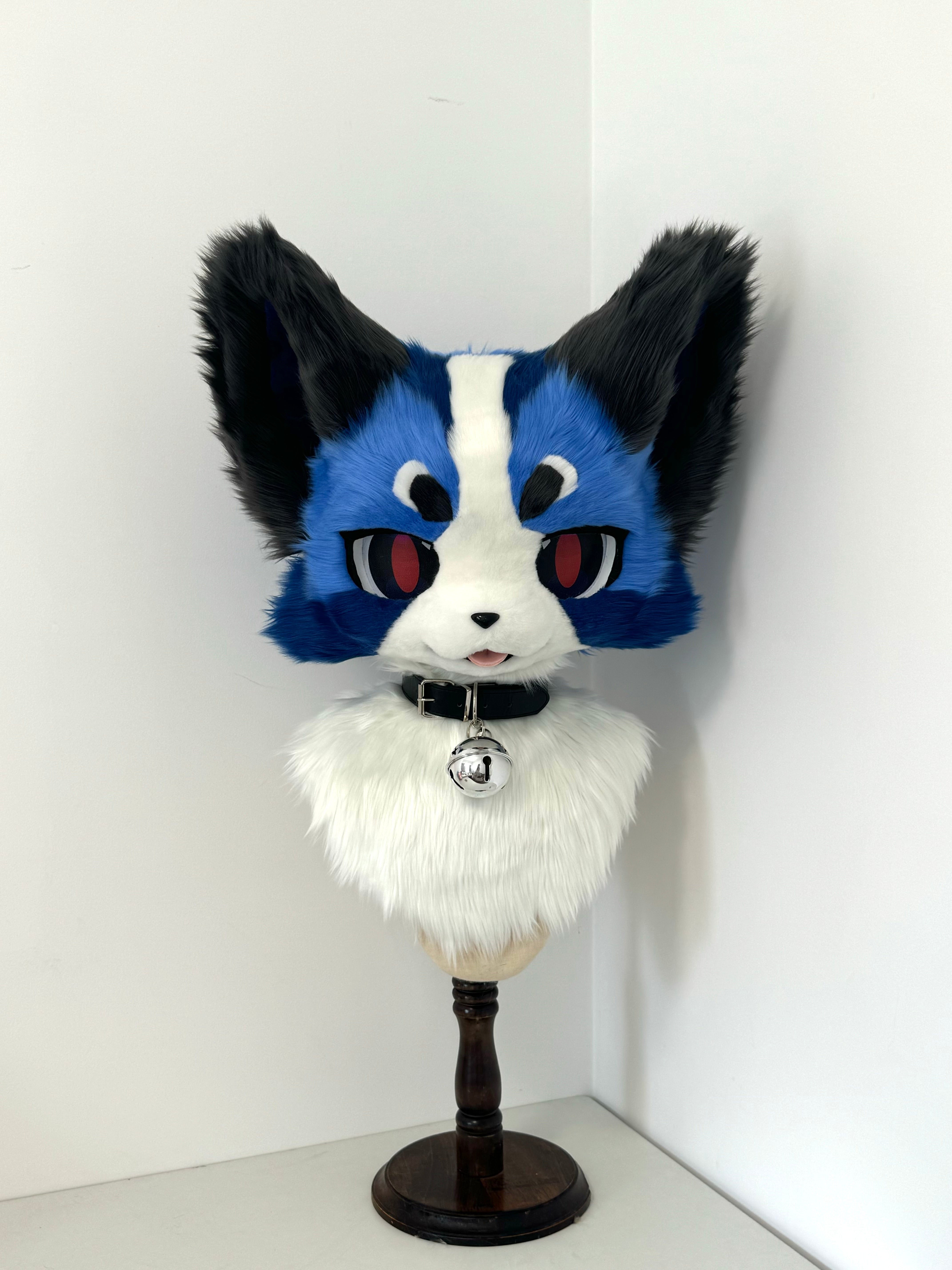 Blue Wolf Kemono Head Fursuit