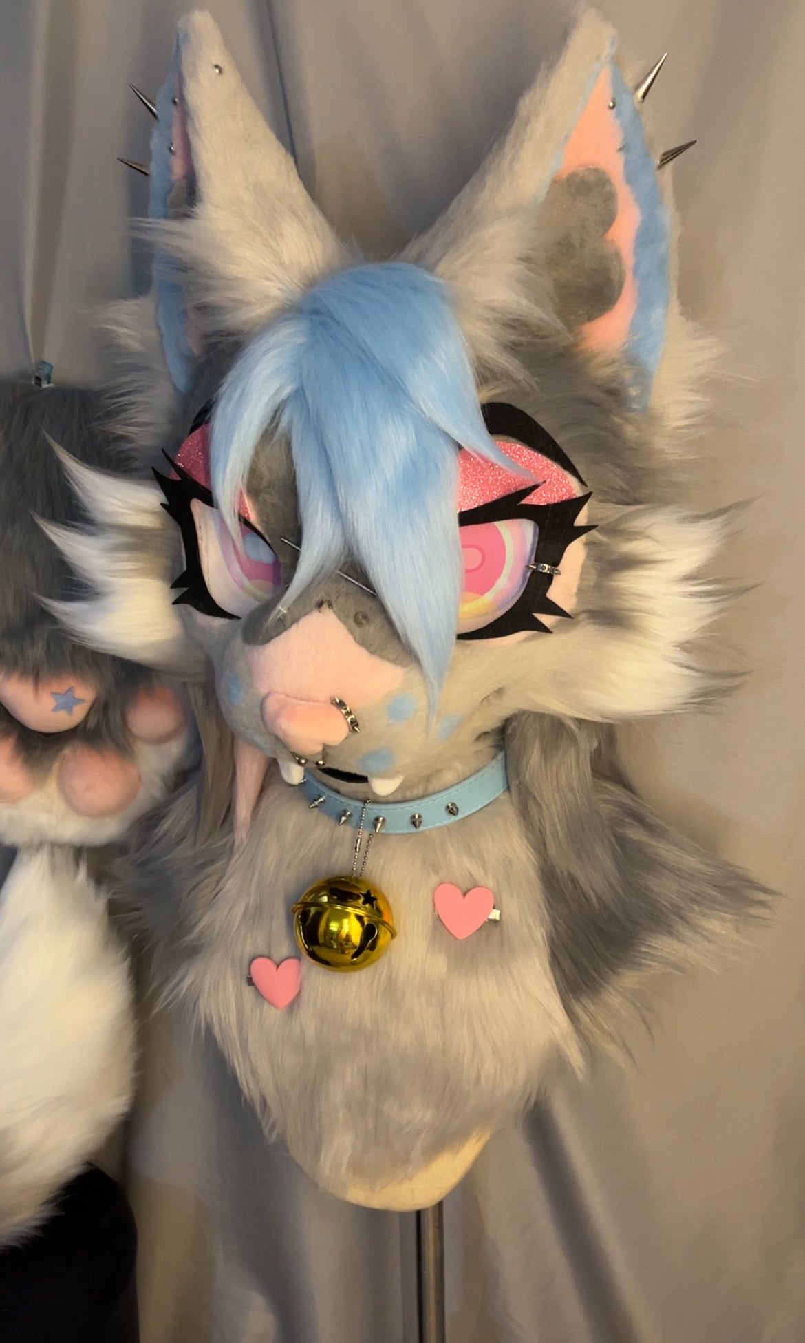 Fox Toony Head Fursuit (Gift Handpaws+Tail)