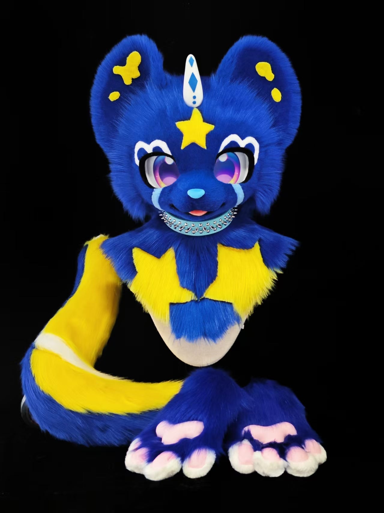 Star Bear Kemono Head Fursuit (Gift Handpaws+Tail)