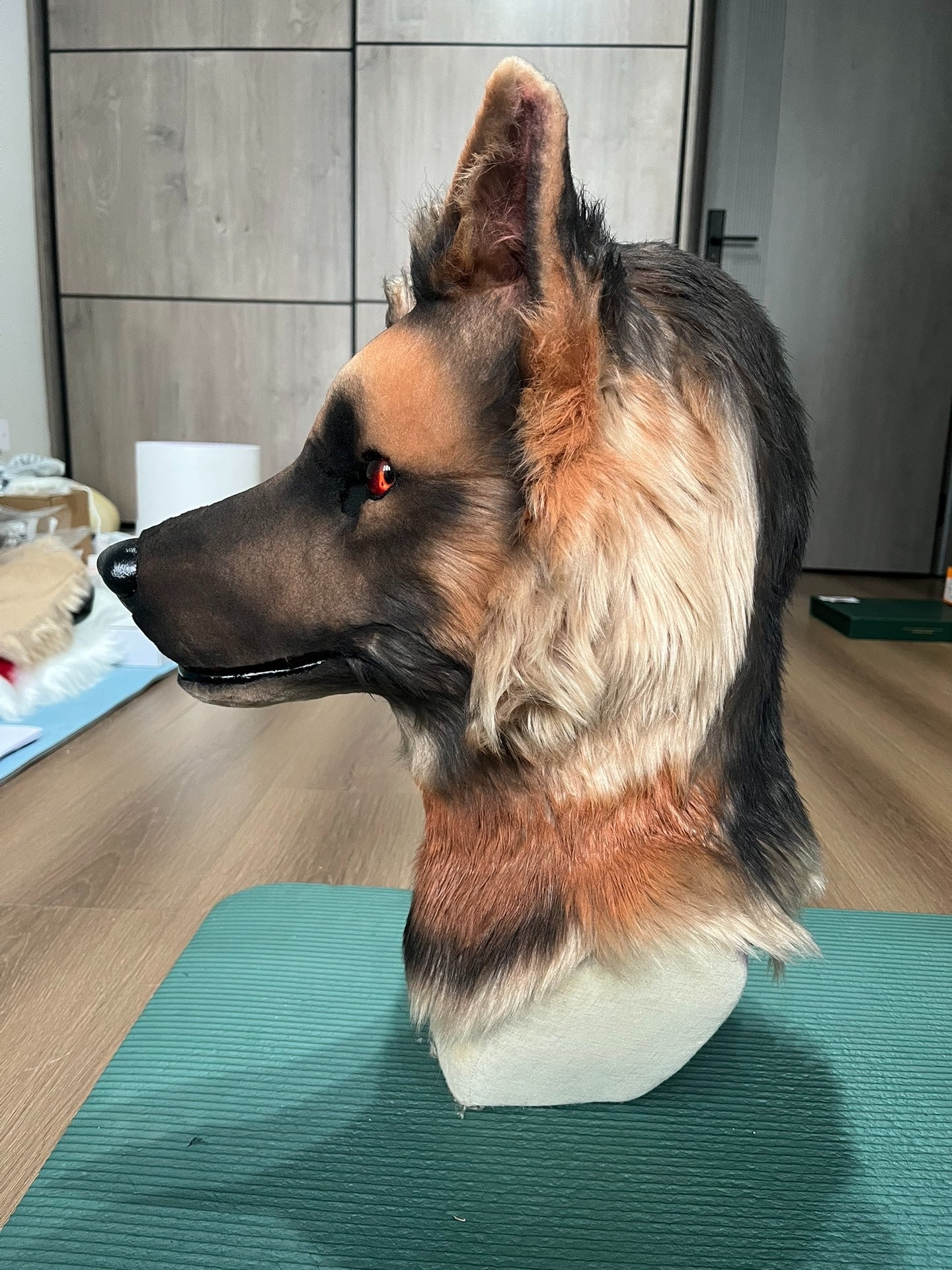 German Shepherd Realistic Head Fursuit
