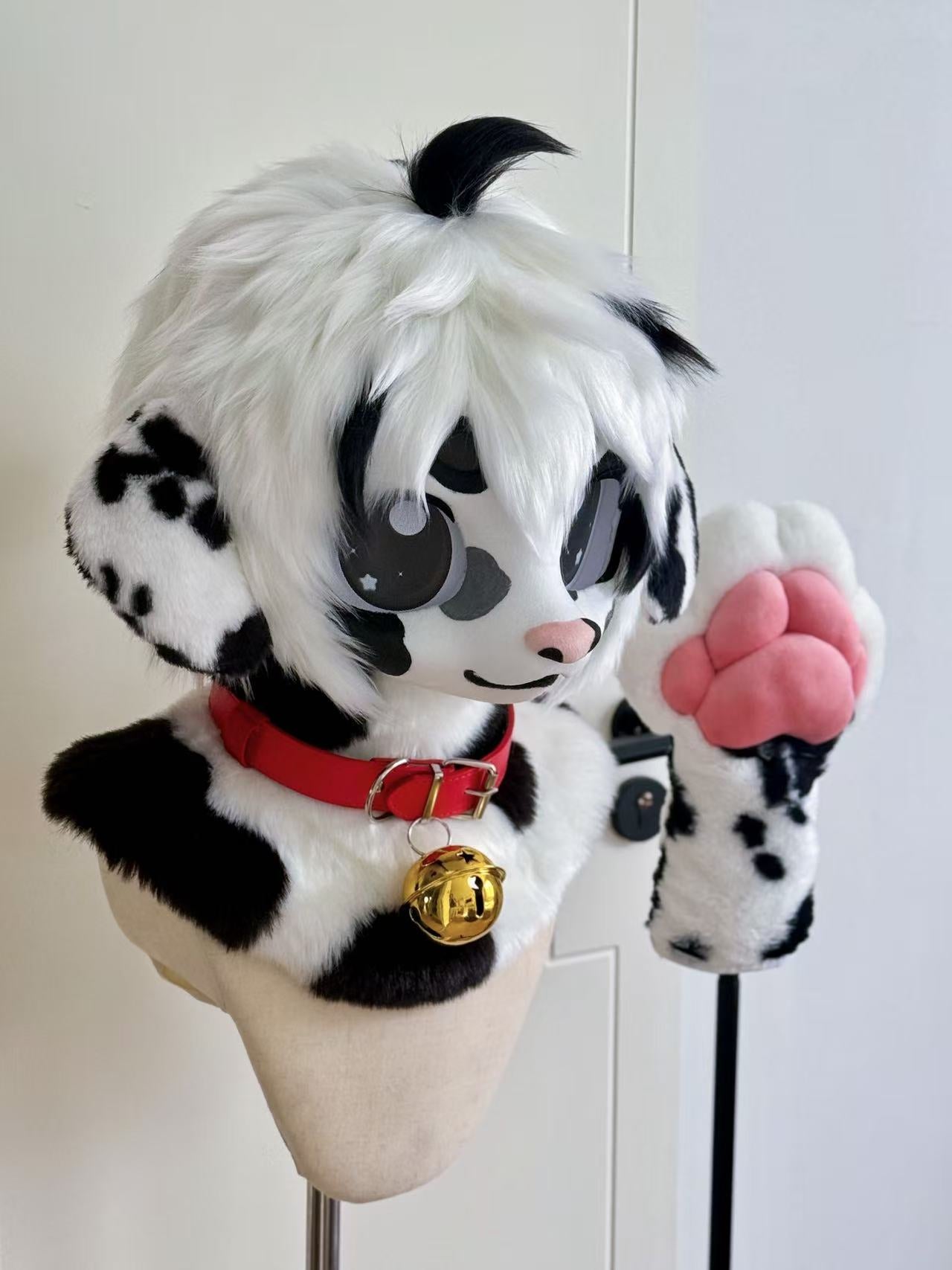 Dalmatian Kemono Head Fursuit (Gift Handpaws)