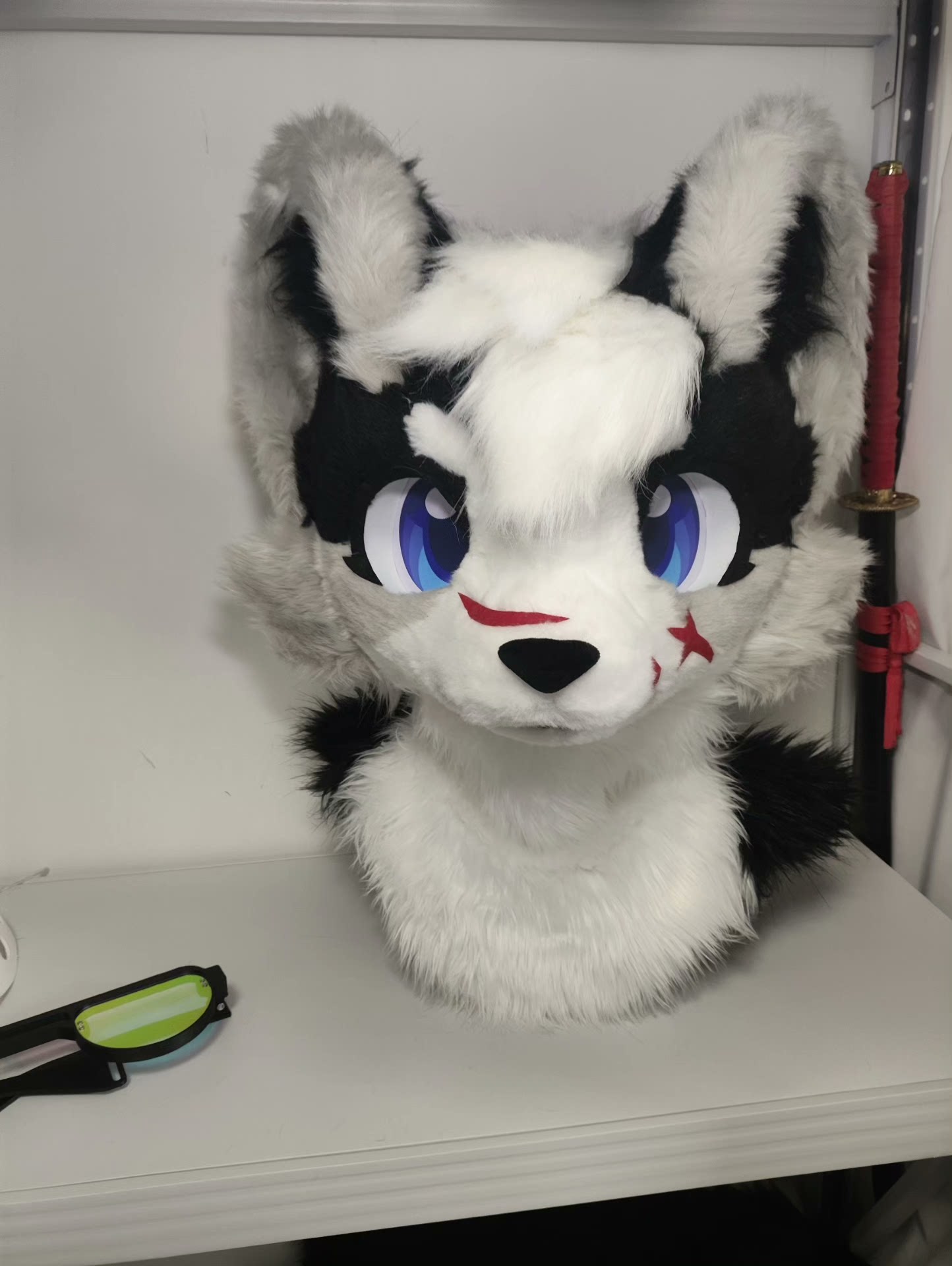 Sunglasses Puppy Kemono Head Fursuit