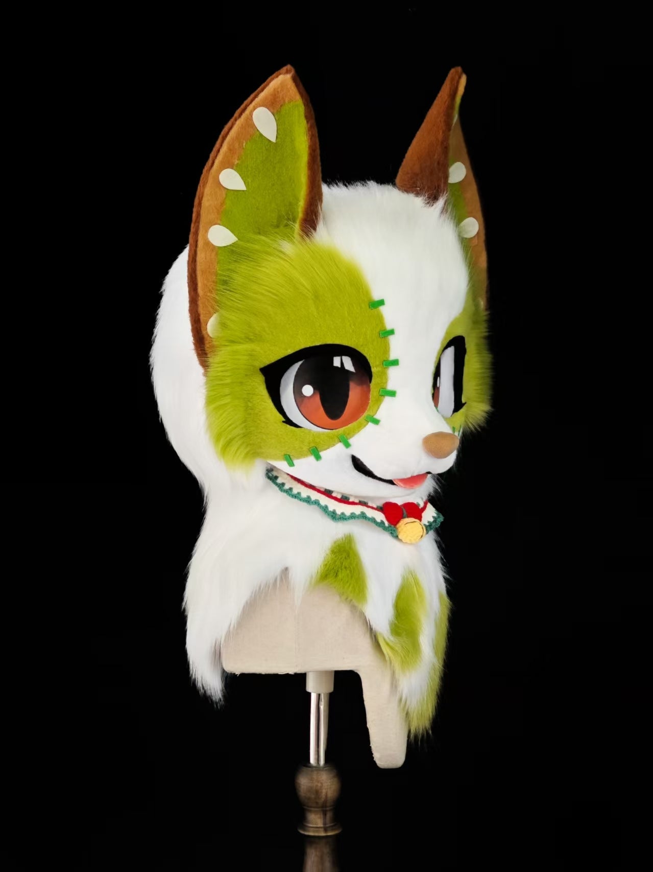 Kiwi Kitten Kemono Head Fursuit (Gift Handpaws+Tail)