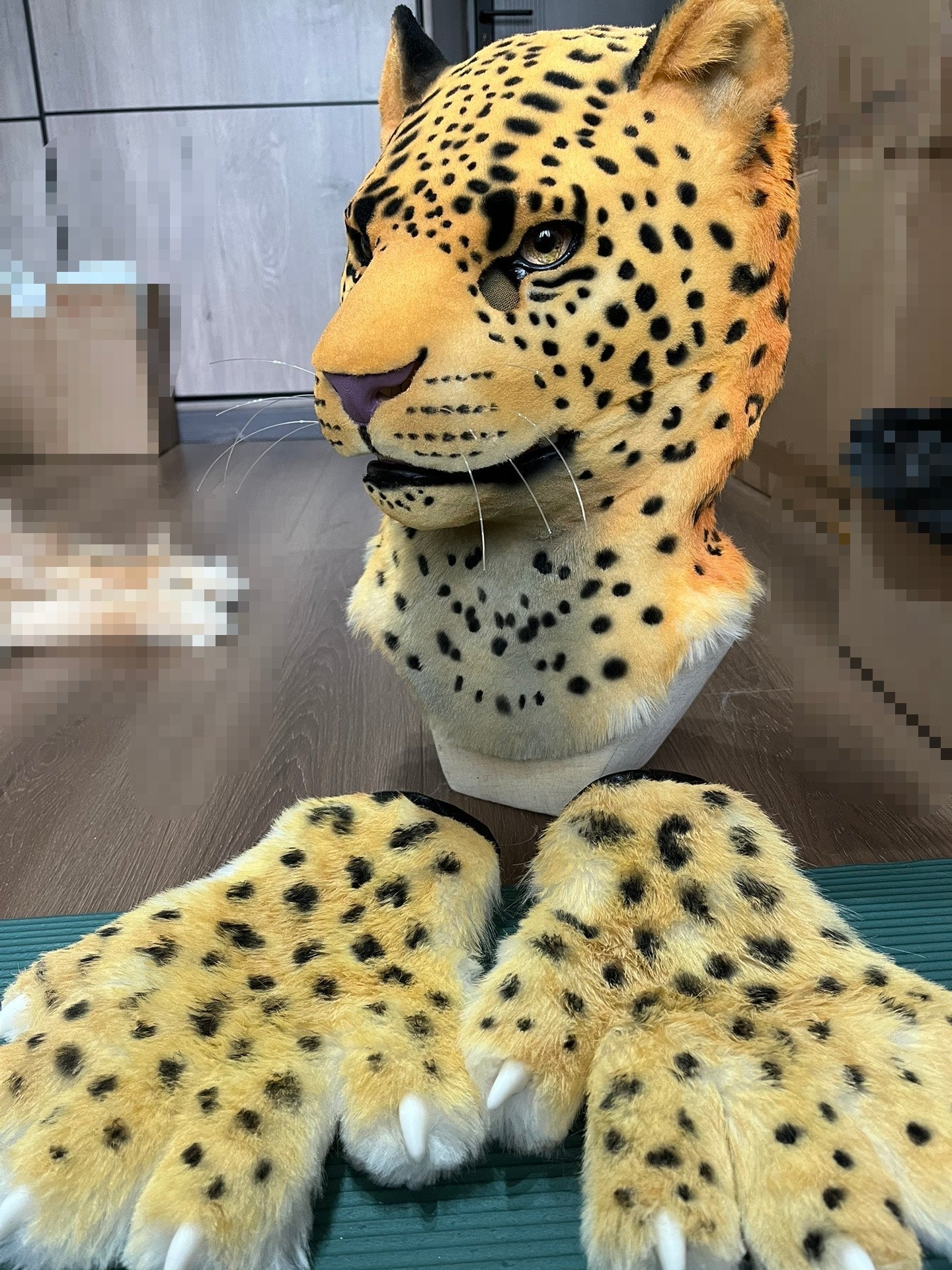 Leopard Realistic Head Fursuit