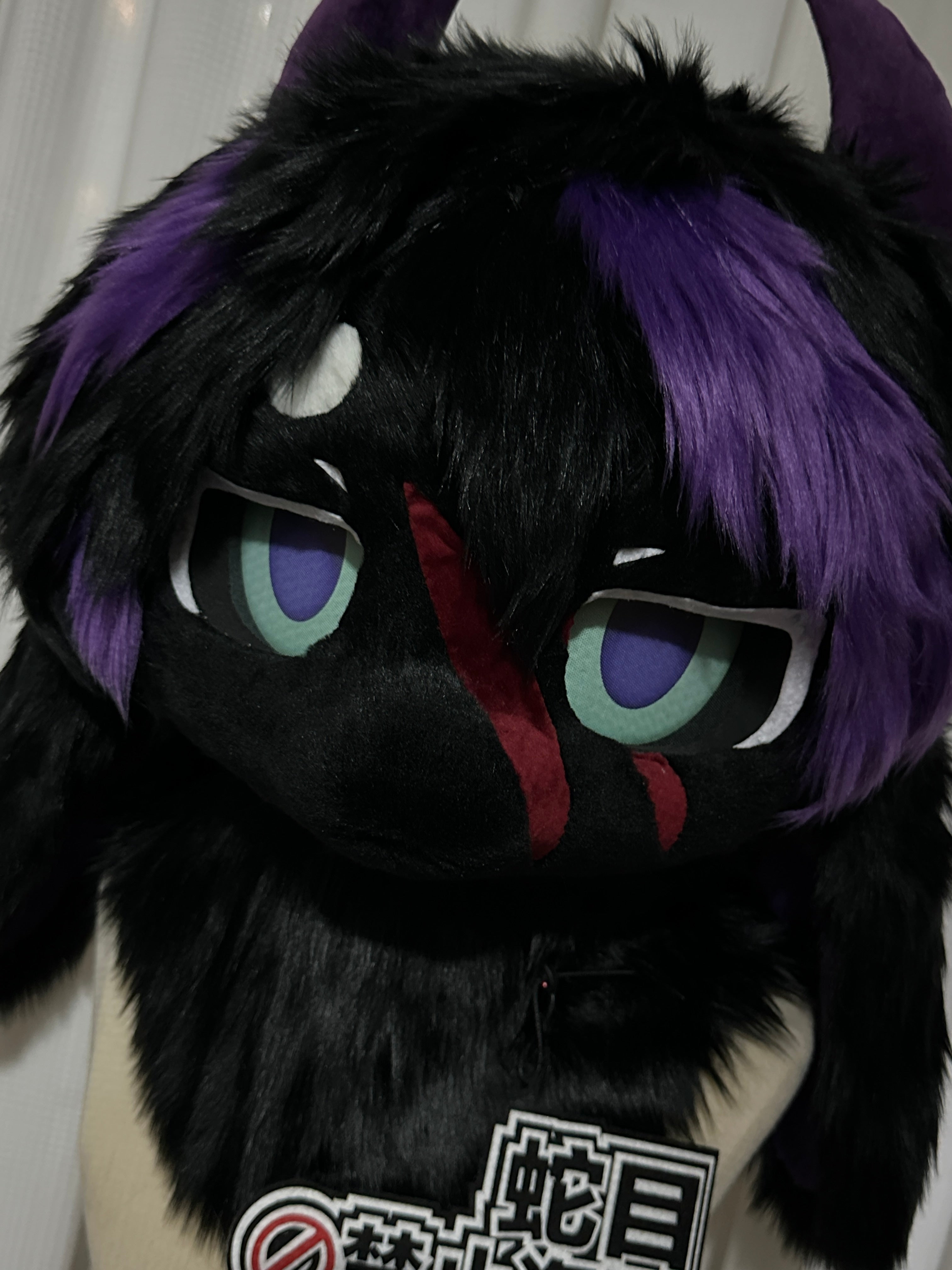 Black Bunny Kemono Head Fursuit