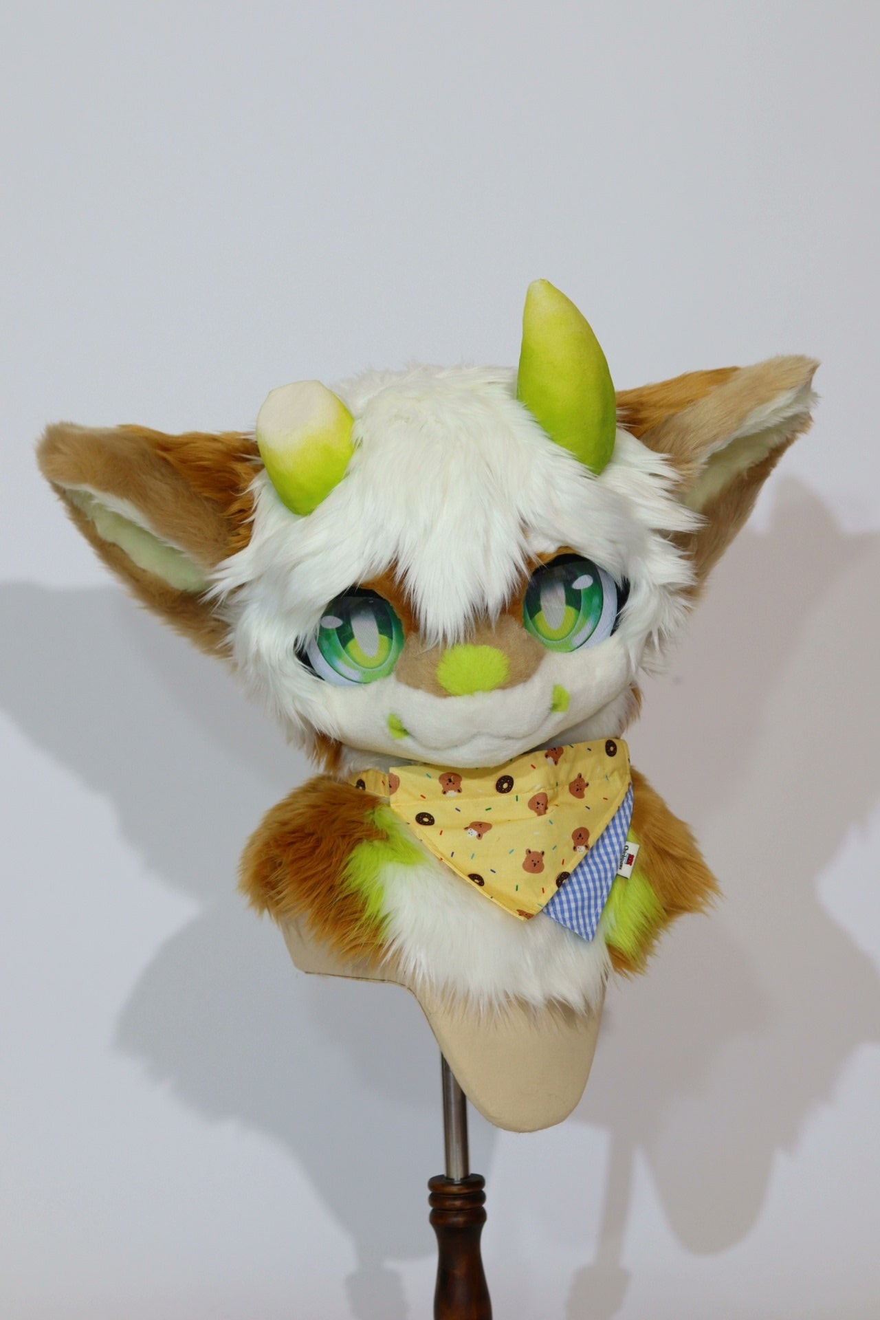 Broken Angle Dragon Kemono Head Fursuit (Gift Handpaws)