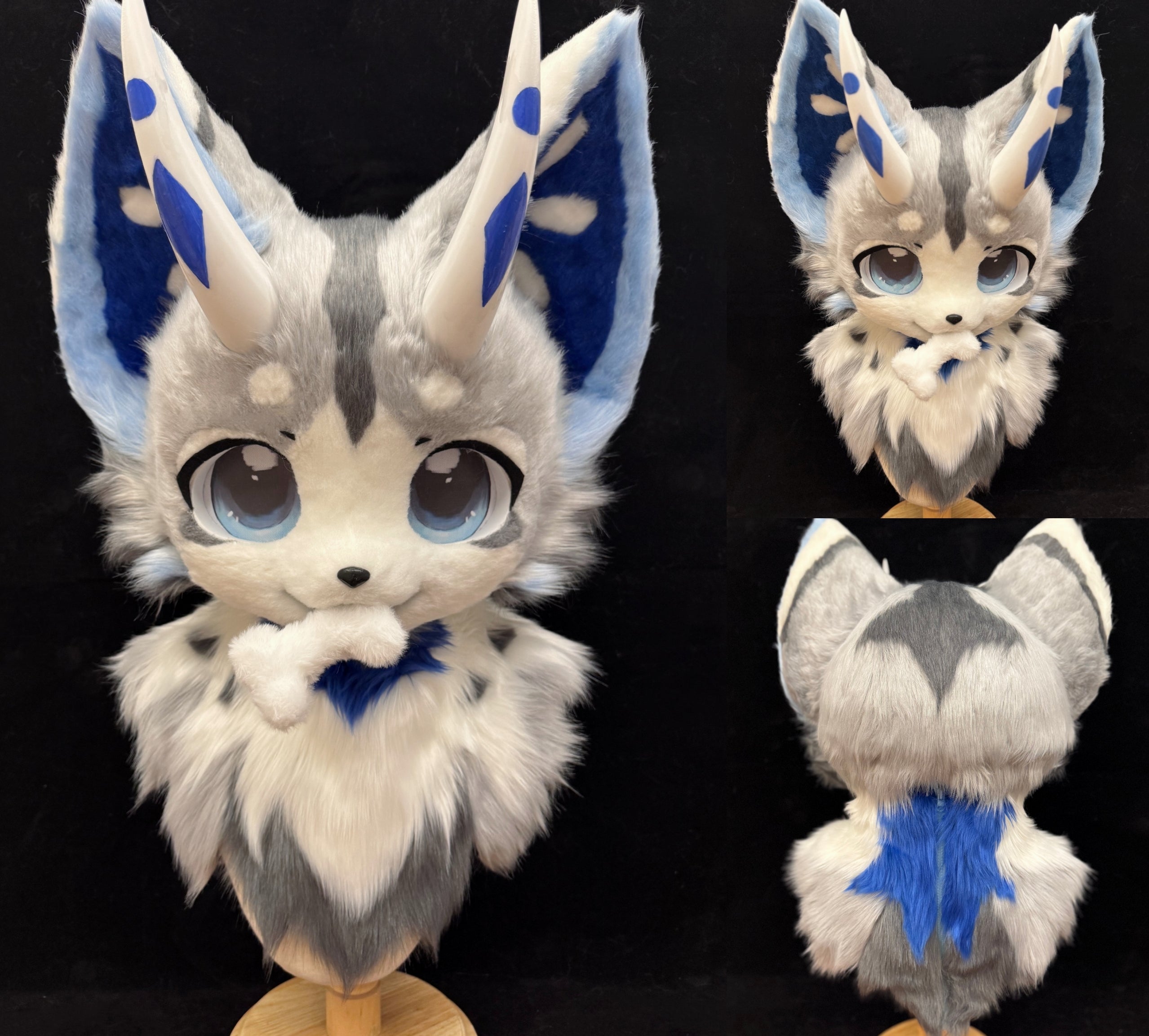 Blue Dragon Kemono Head Fursuit