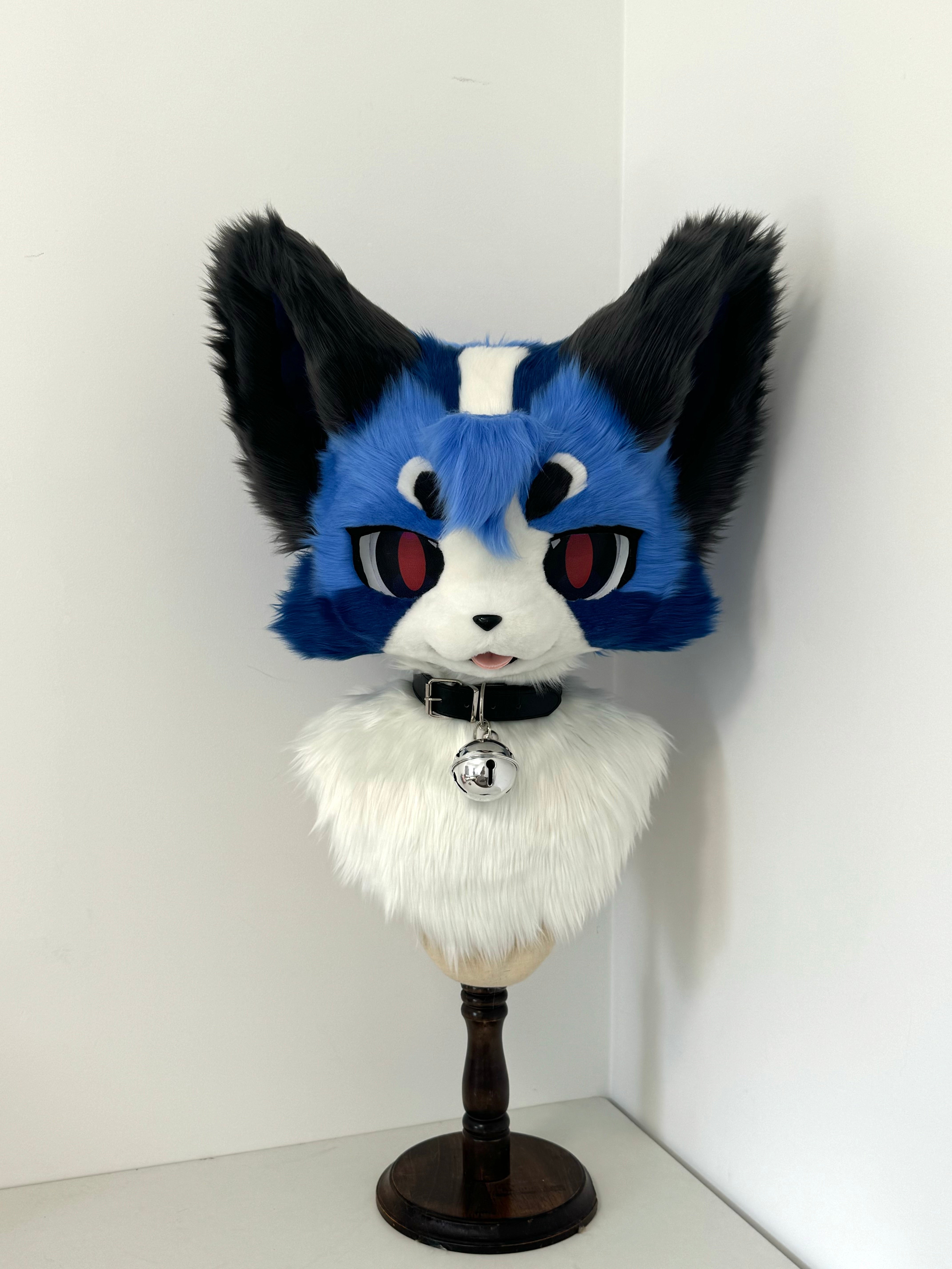 Blue Wolf Kemono Head Fursuit