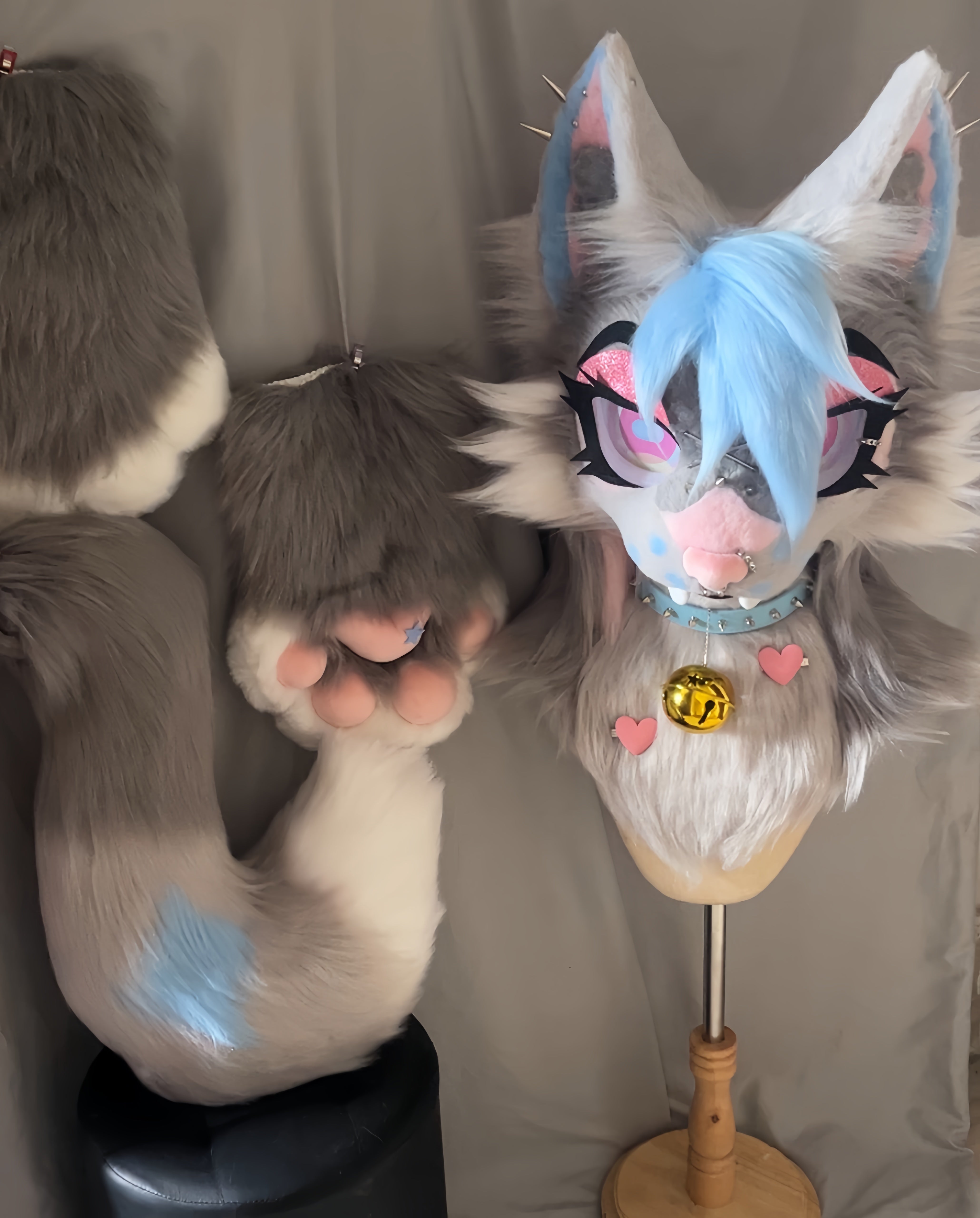 Fox Toony Head Fursuit (Gift Handpaws+Tail)