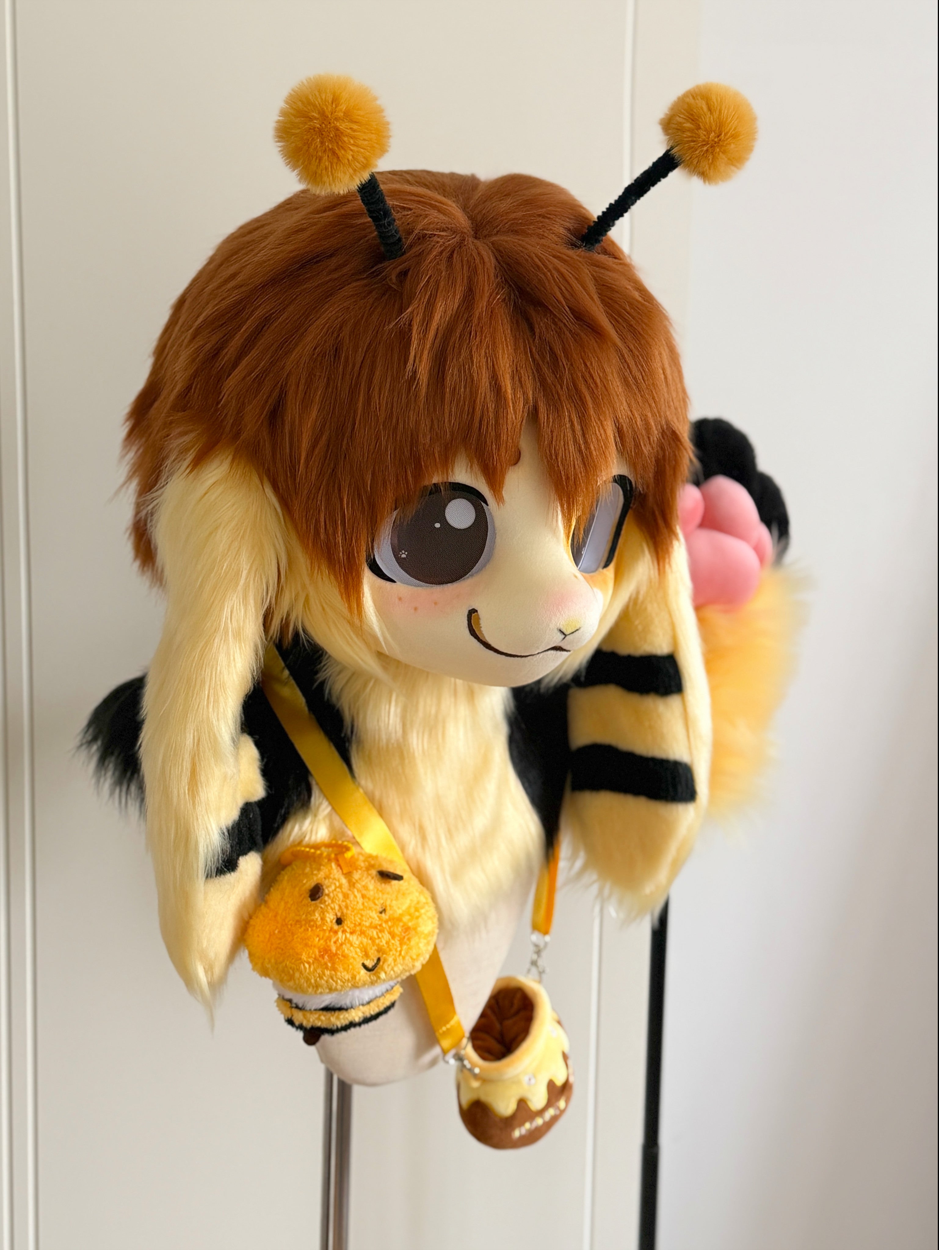 Bee Bunny Kig Head Fursuit (Gift Bag+Toy)