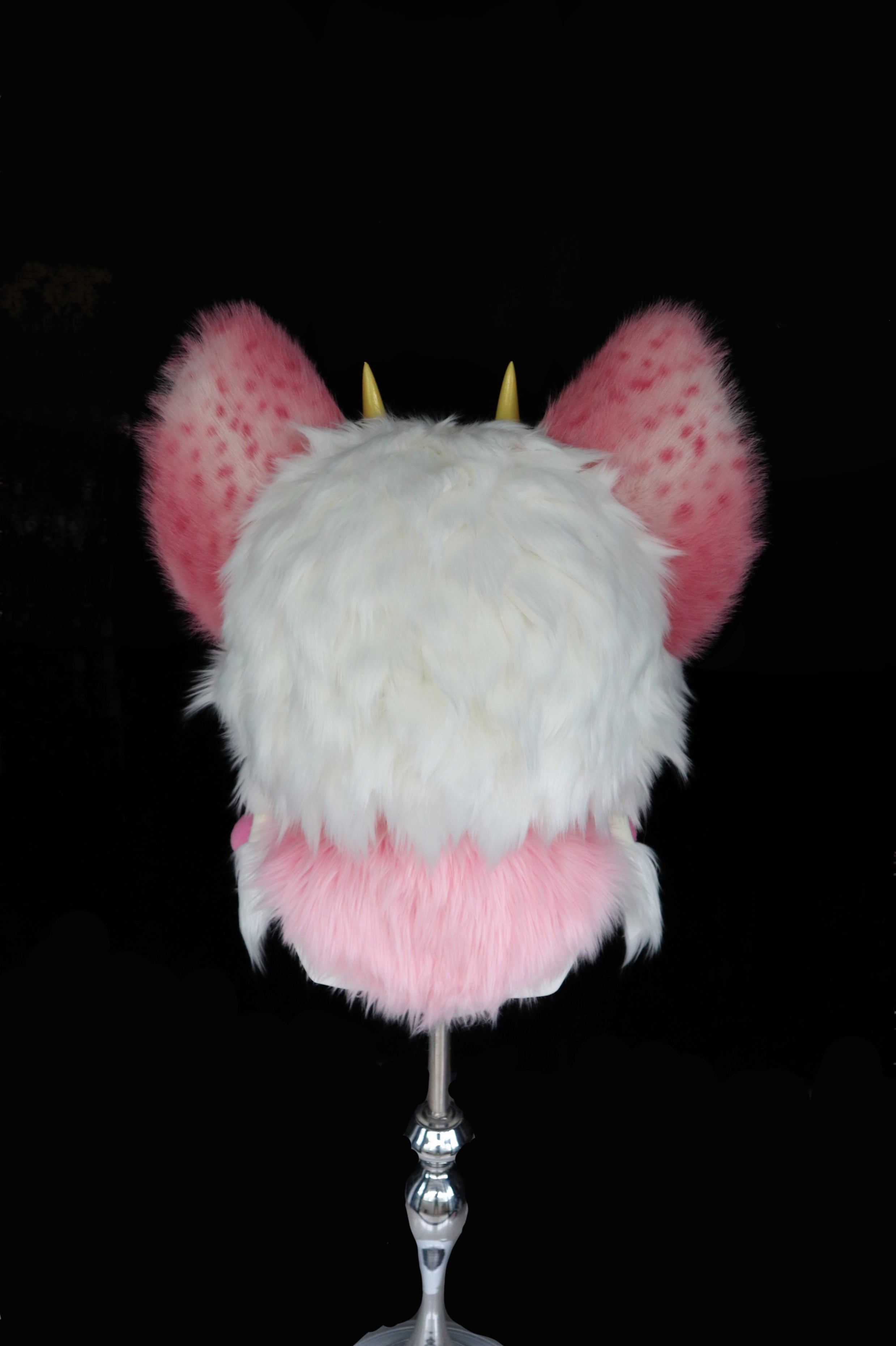 Pink Dragon Kemono Head Fursuit (Gift Handpaws+Tail)