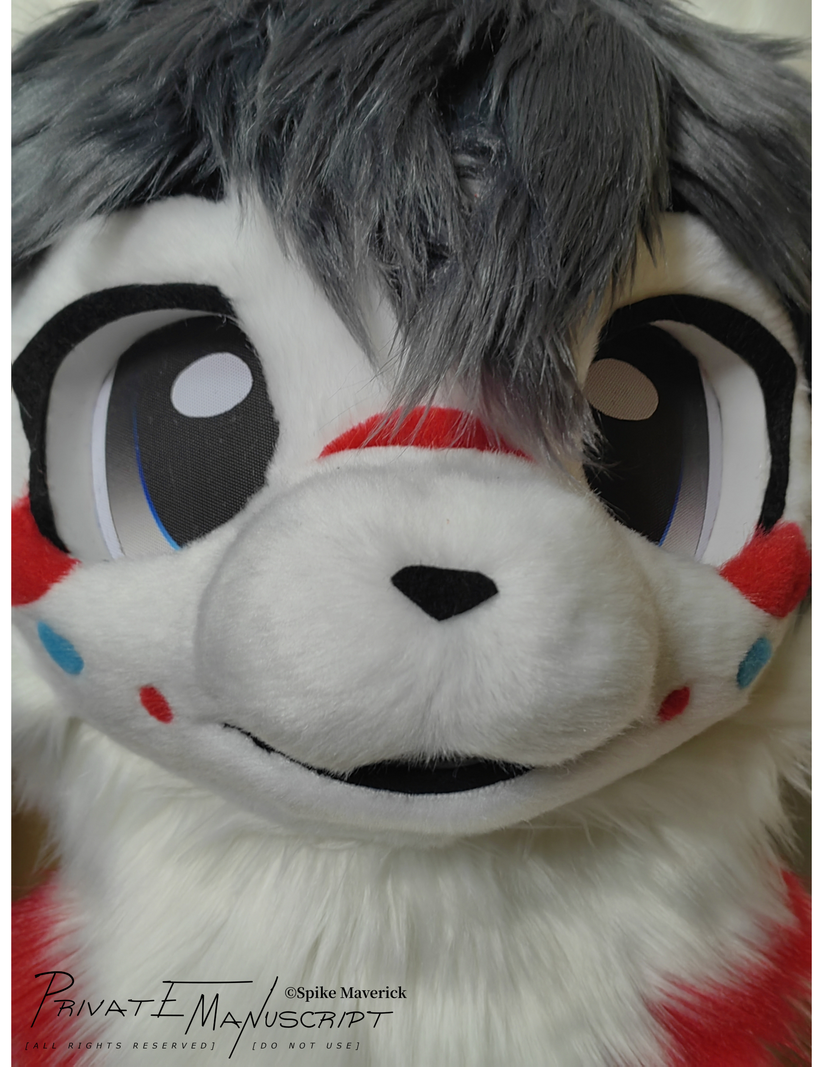 Gray Wolf Kemono Head Fursuit