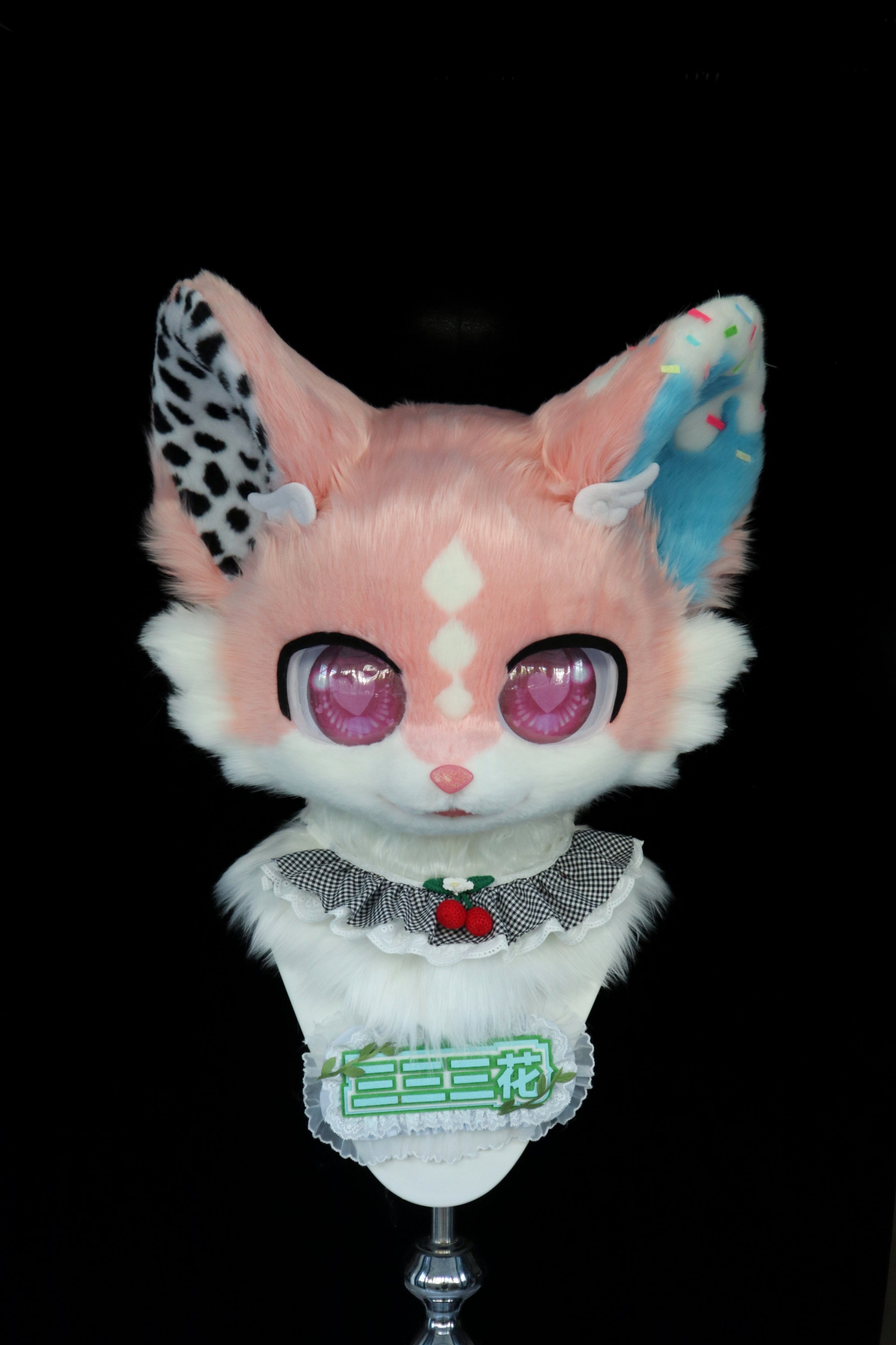 Nail Angel Kitten Kemono Head Fursuit (Gift Handpaws)