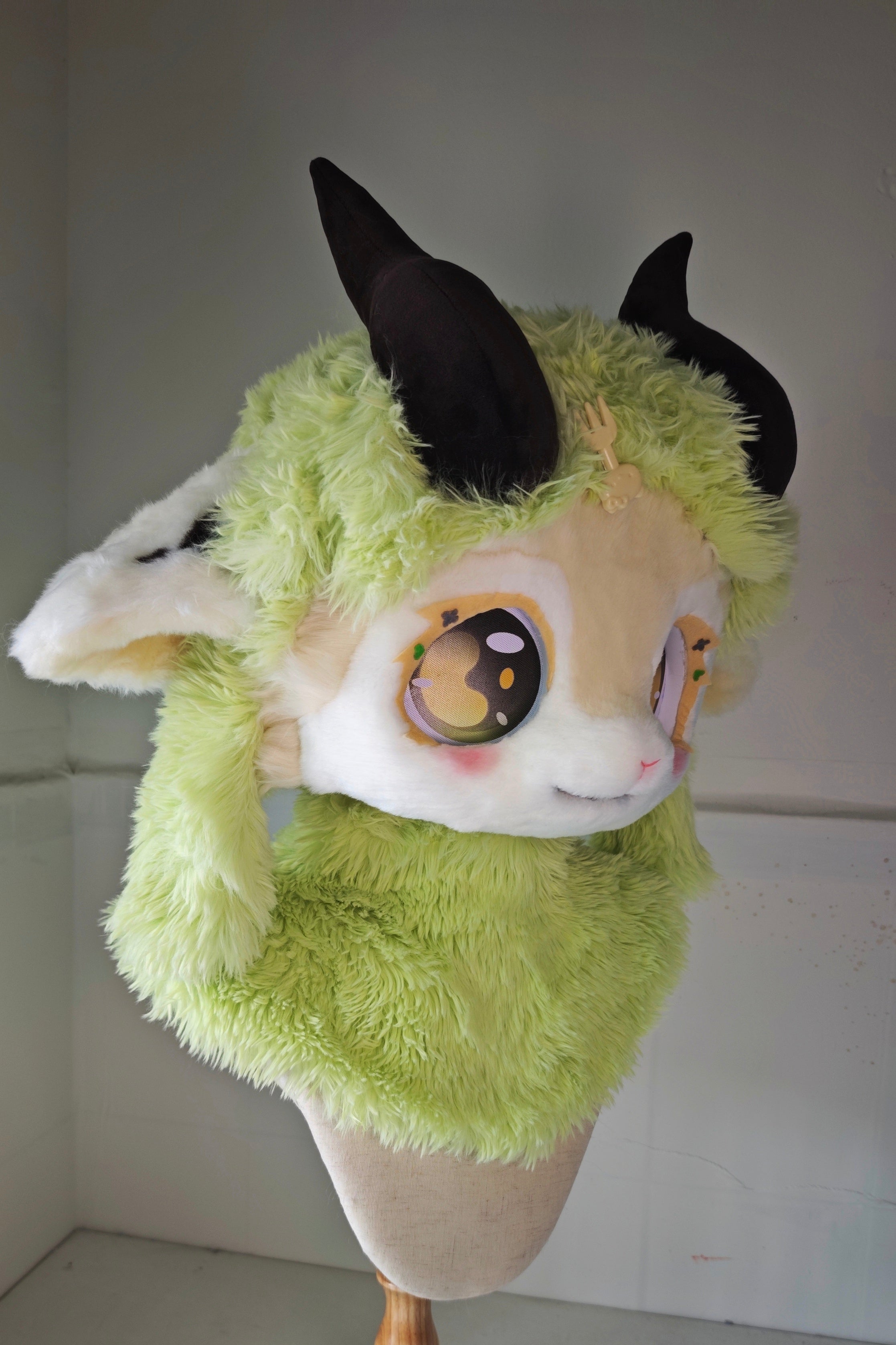 Vanilla Lamb Kemono Head Fursuit