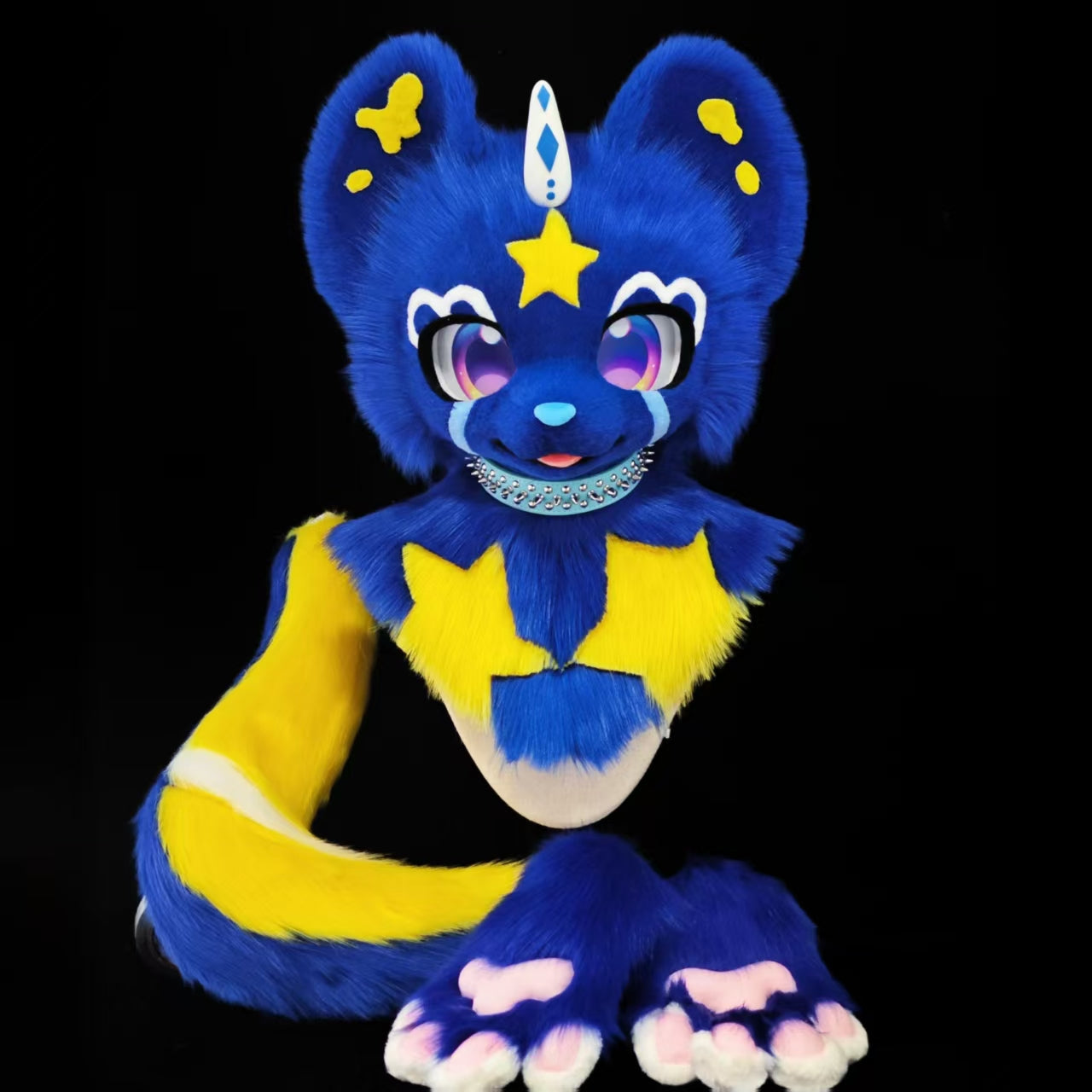 Star Bear Kemono Head Fursuit (Gift Handpaws+Tail)
