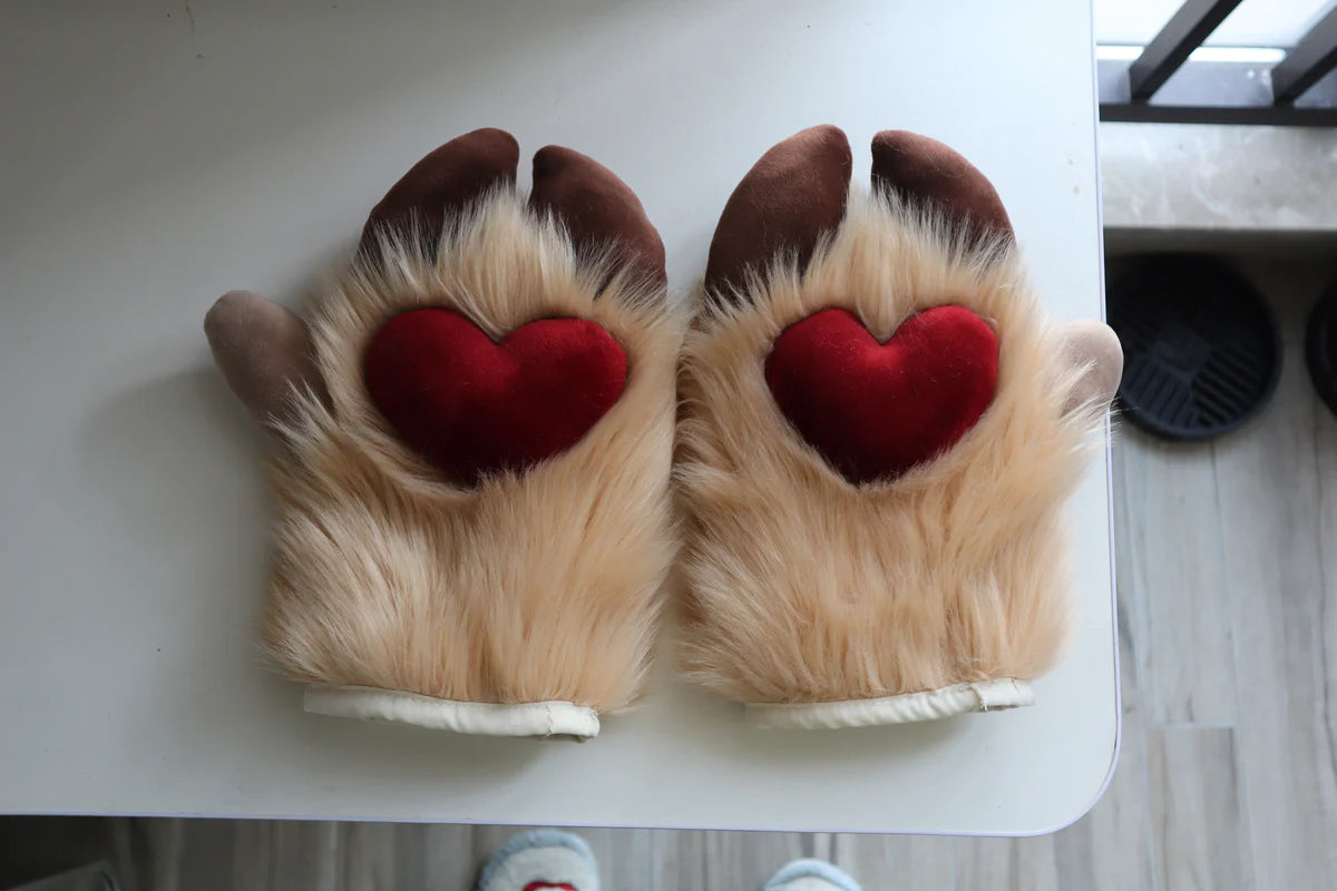 Christmas Reindeer Kemono Head Fursuit (Gift Handpaws)