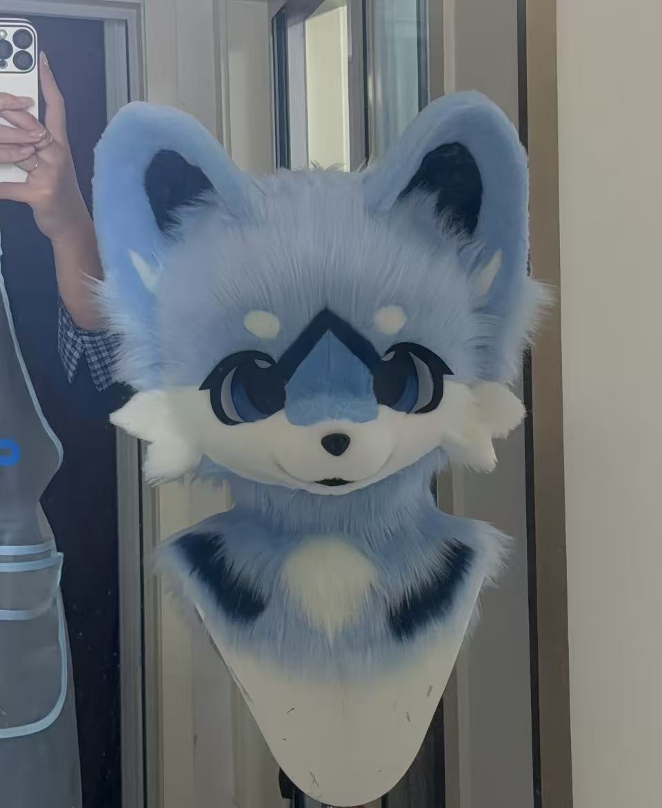 Blue Puppy Kemono Head Fursuit