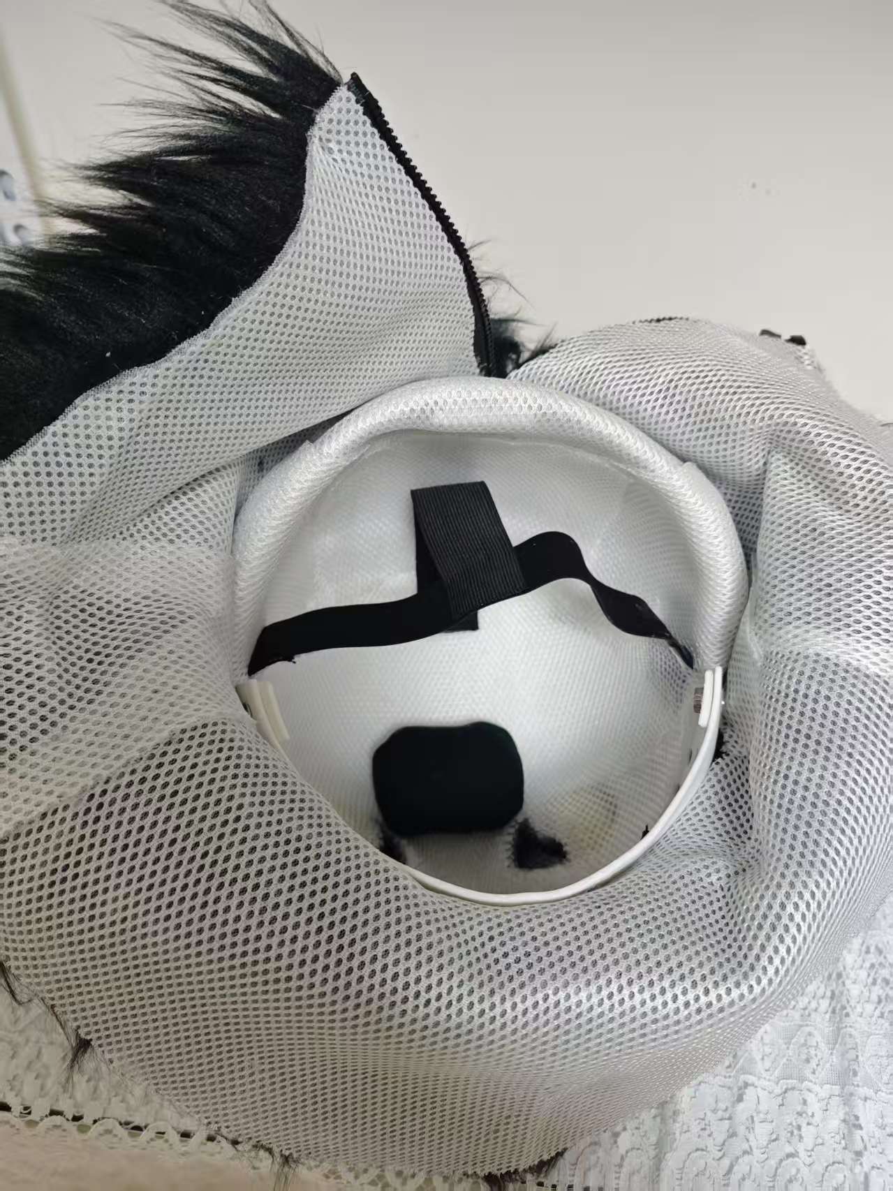 Black Leopard Realistic Head Fursuit