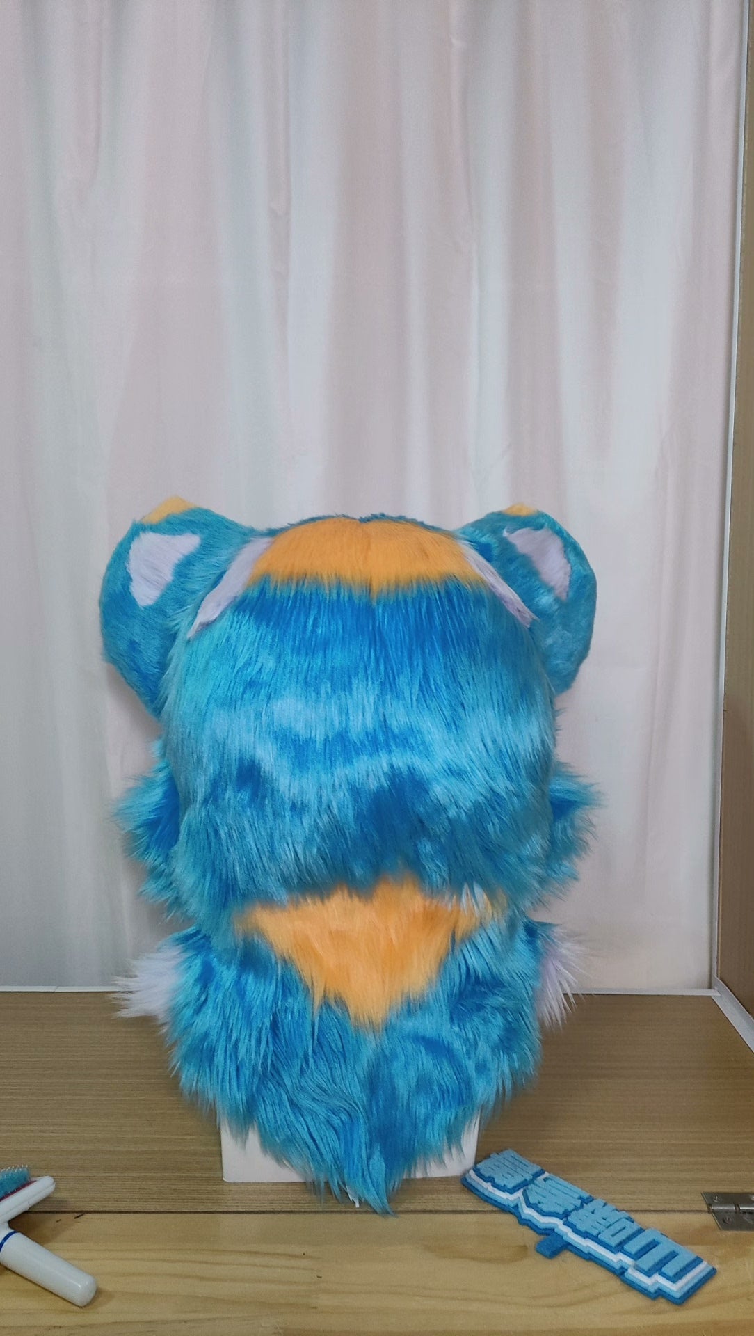 Blue Wolf Kemono Head Fursuit