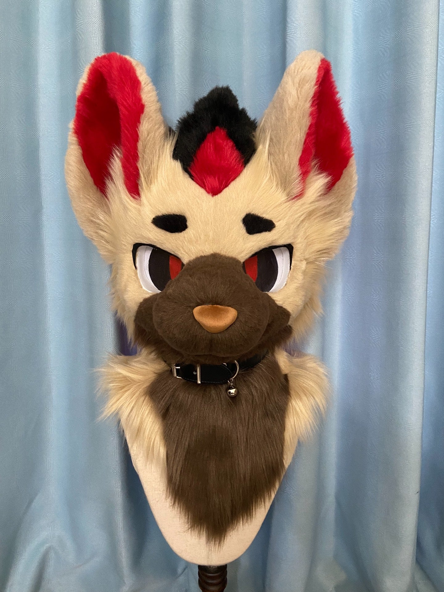 Chocolate Wolfhound Kemono Head Fursuit