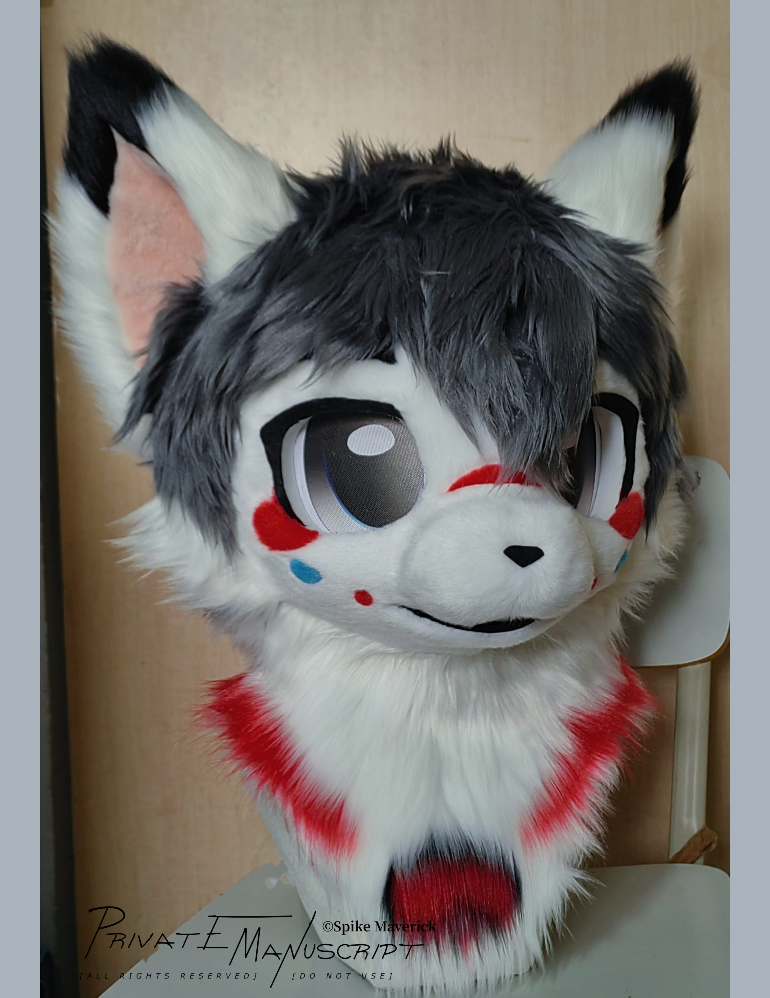 Gray Wolf Kemono Head Fursuit