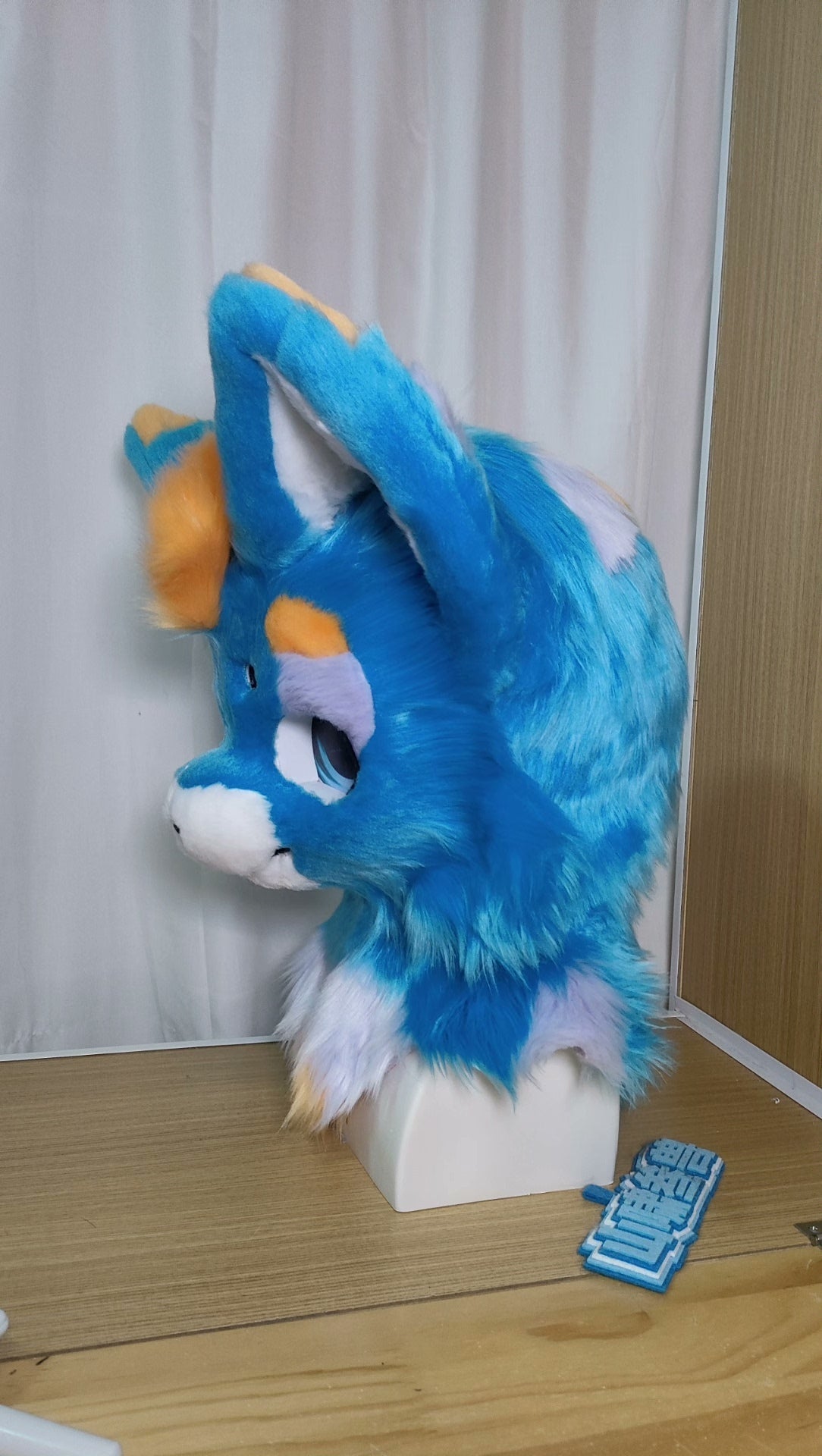 Blue Wolf Kemono Head Fursuit