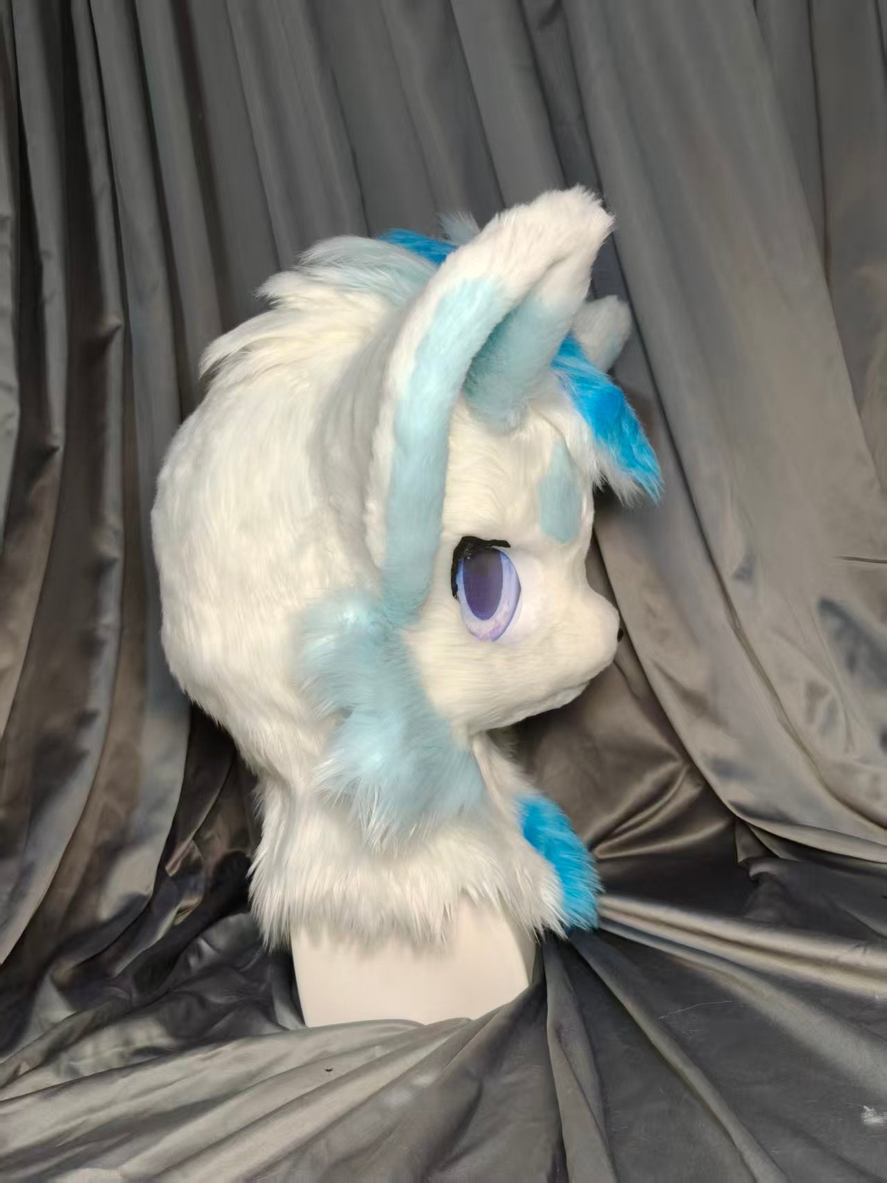 Blue Wolf Kemono Head Fursuit