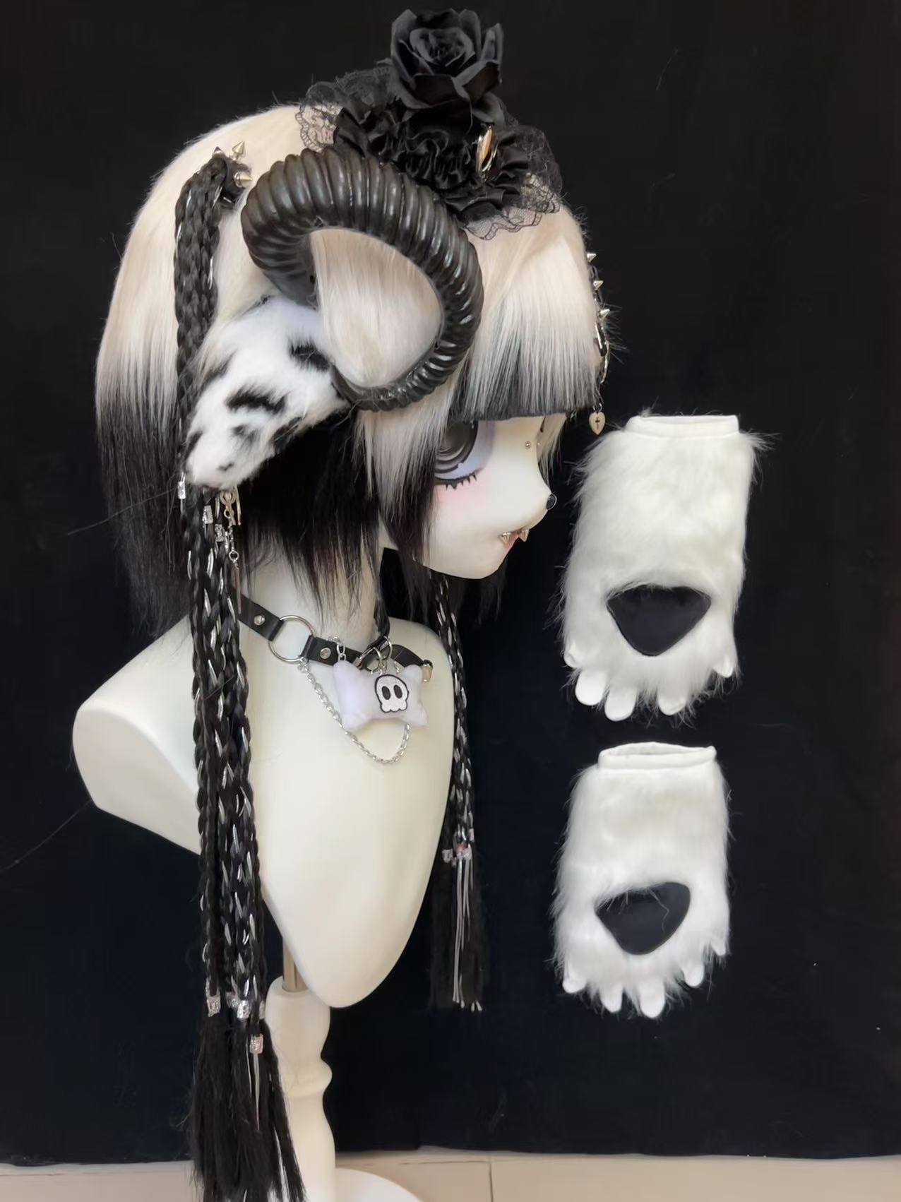 Gothic Goat Kig Head Fursuit (Gift Handpaws)